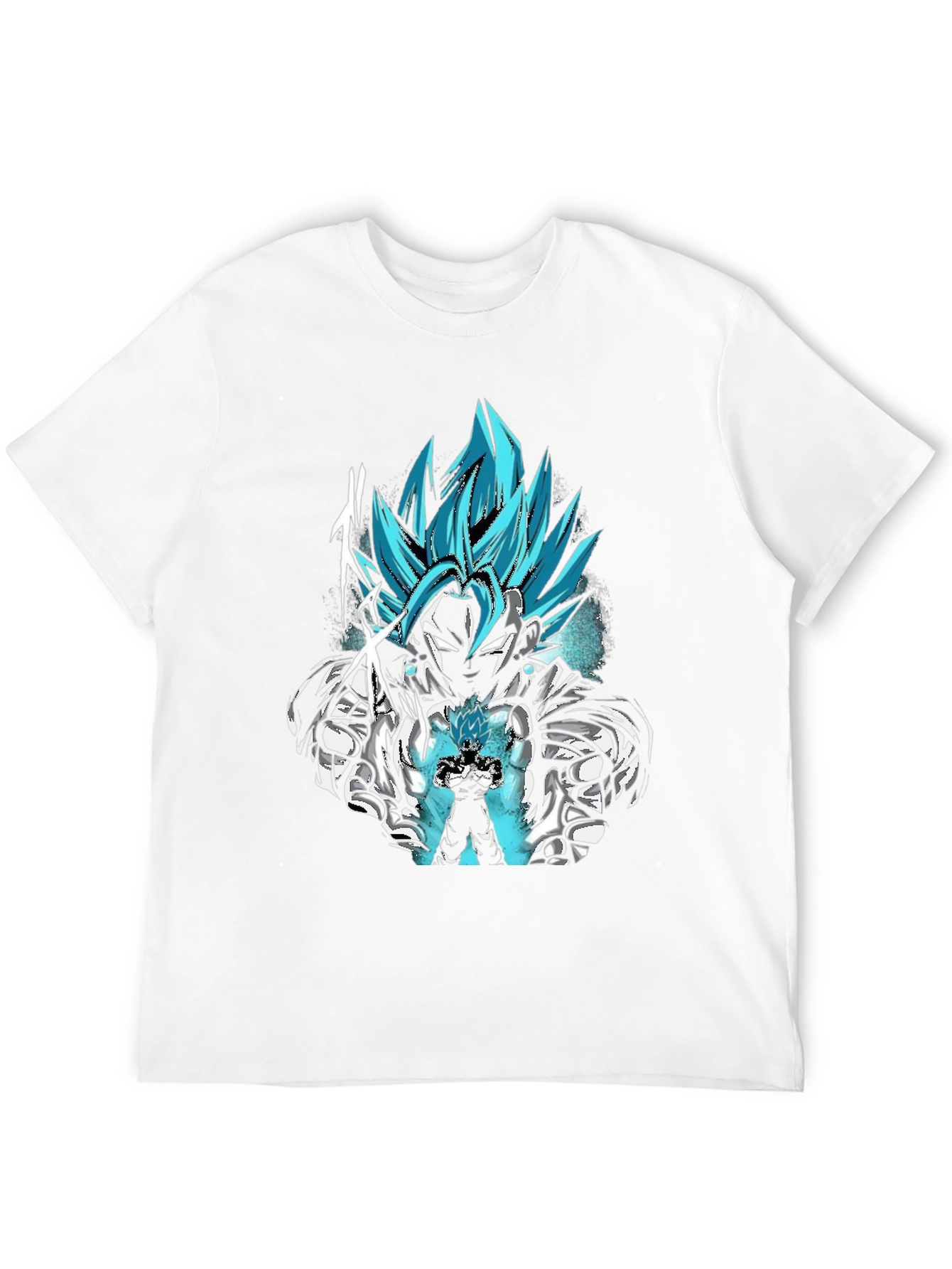 Vegito Blue Anime Graphic Tee - Black