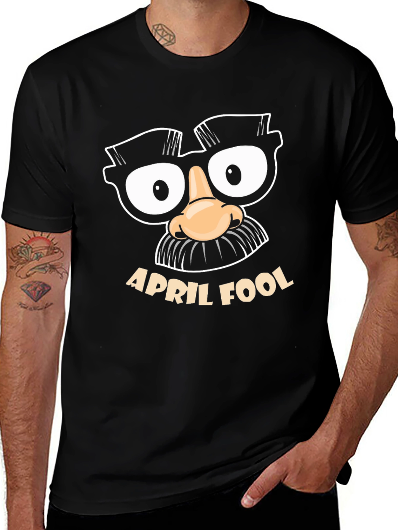 April Fools Day Gag T-Shirt - Disguise Costume Tee