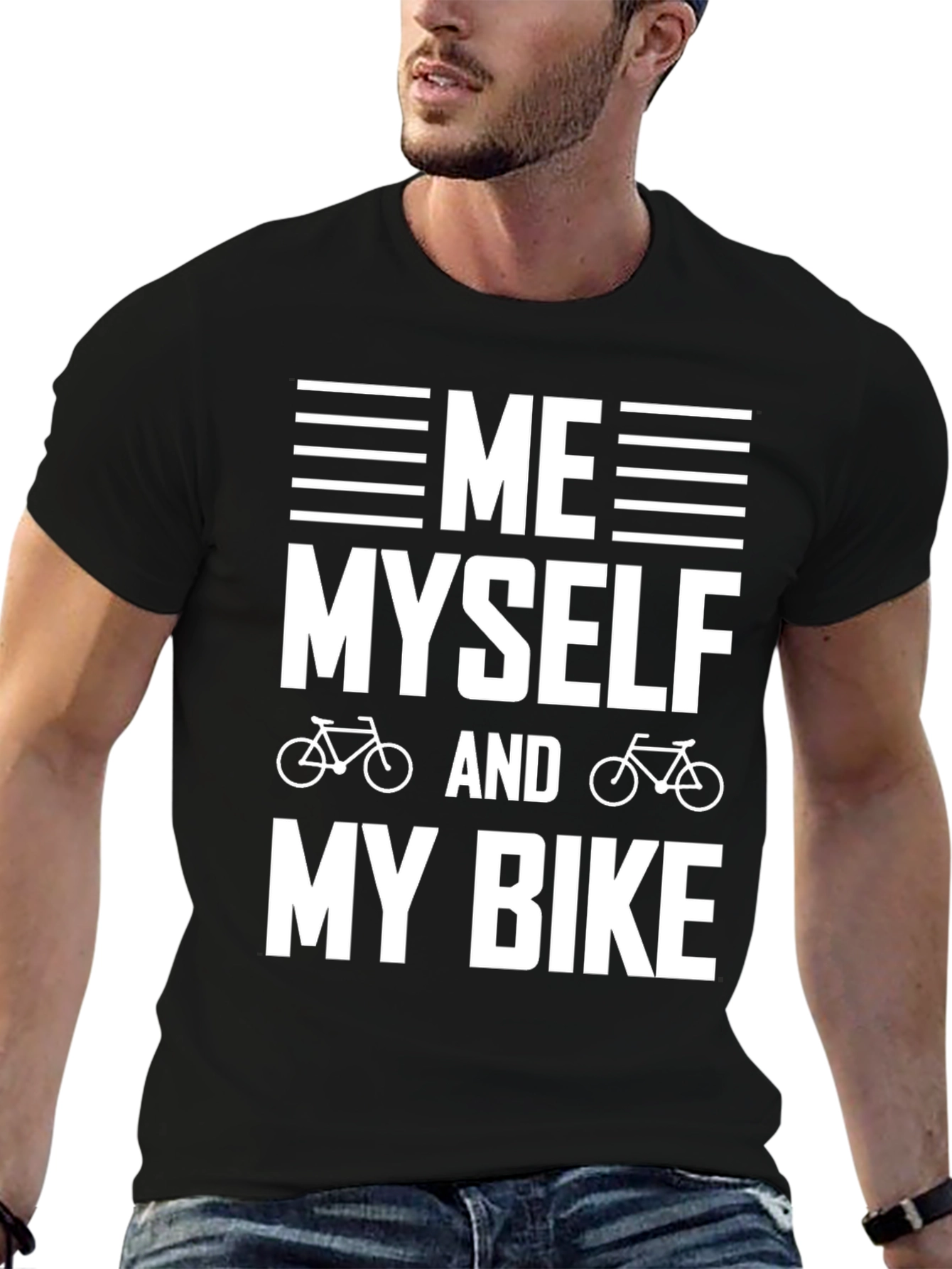 Me Myself and My Bike Graphic T-Shirt