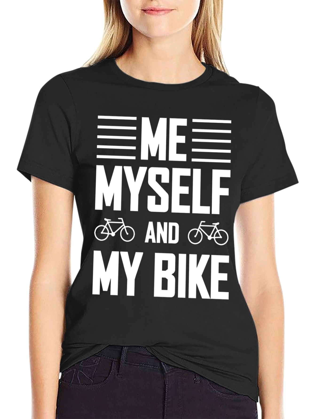 Me Myself and My Bike Graphic T-Shirt