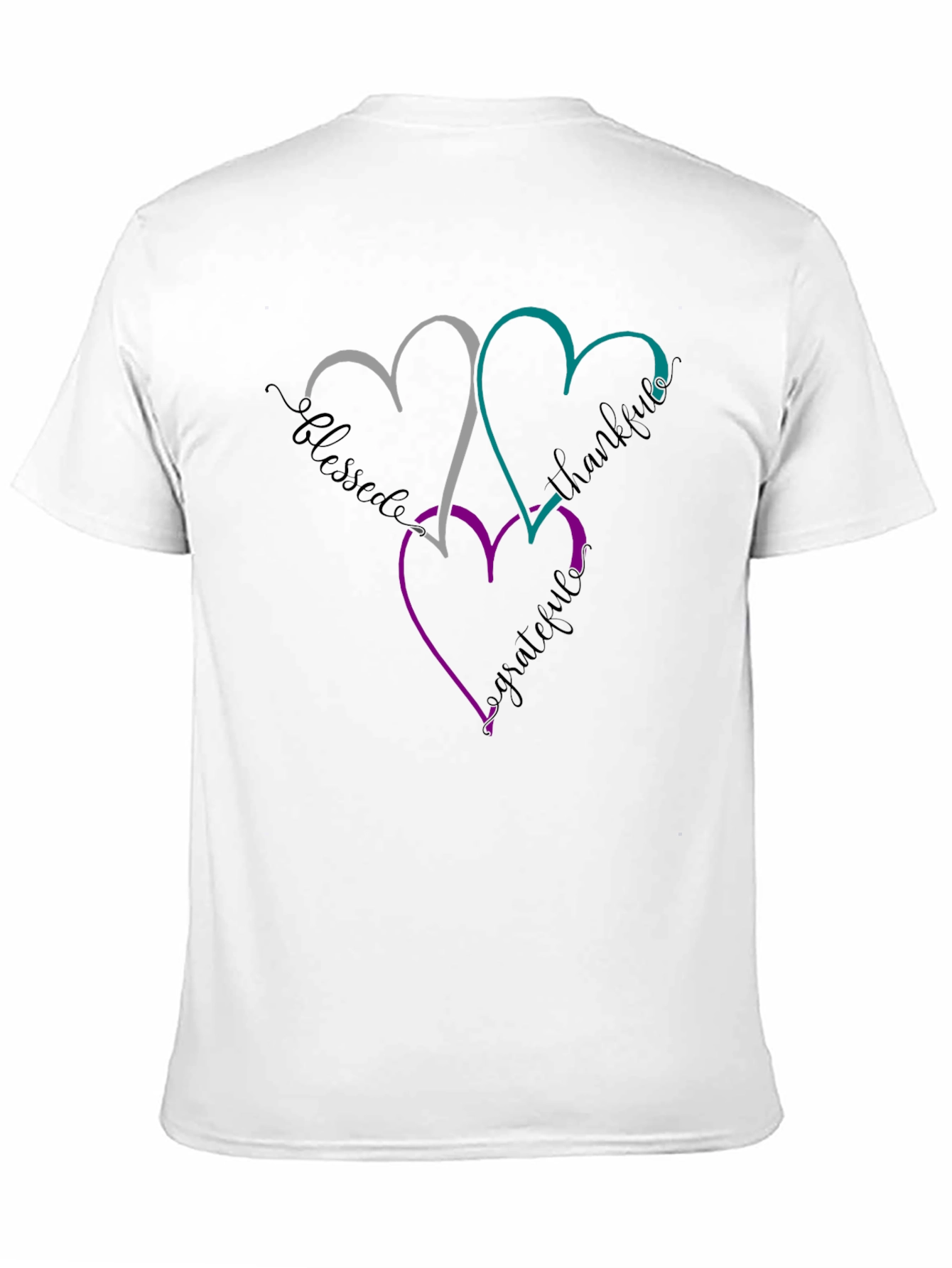 Blessed Thankful Grateful Heart T-Shirt