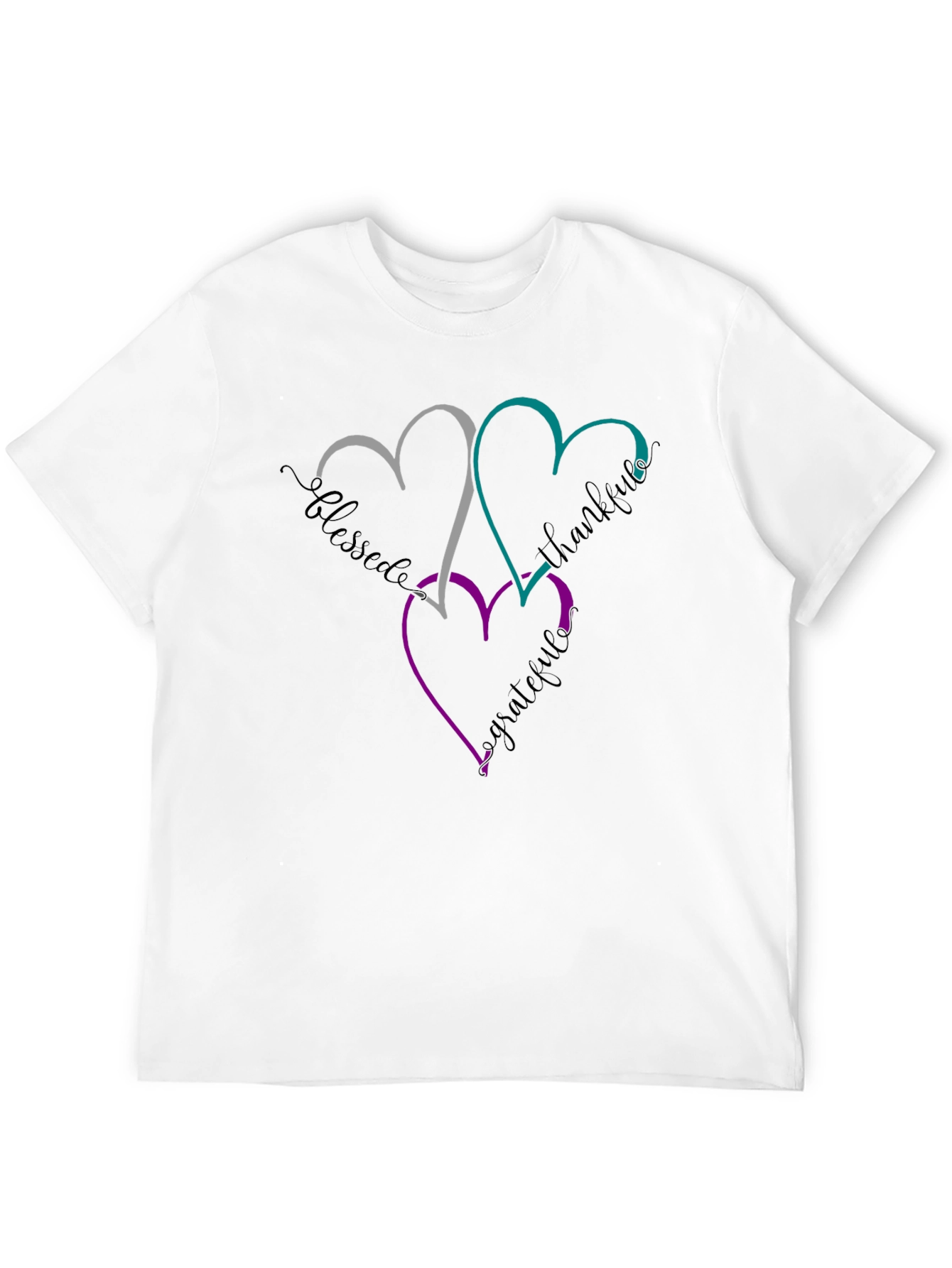 Blessed Thankful Grateful Heart T-Shirt