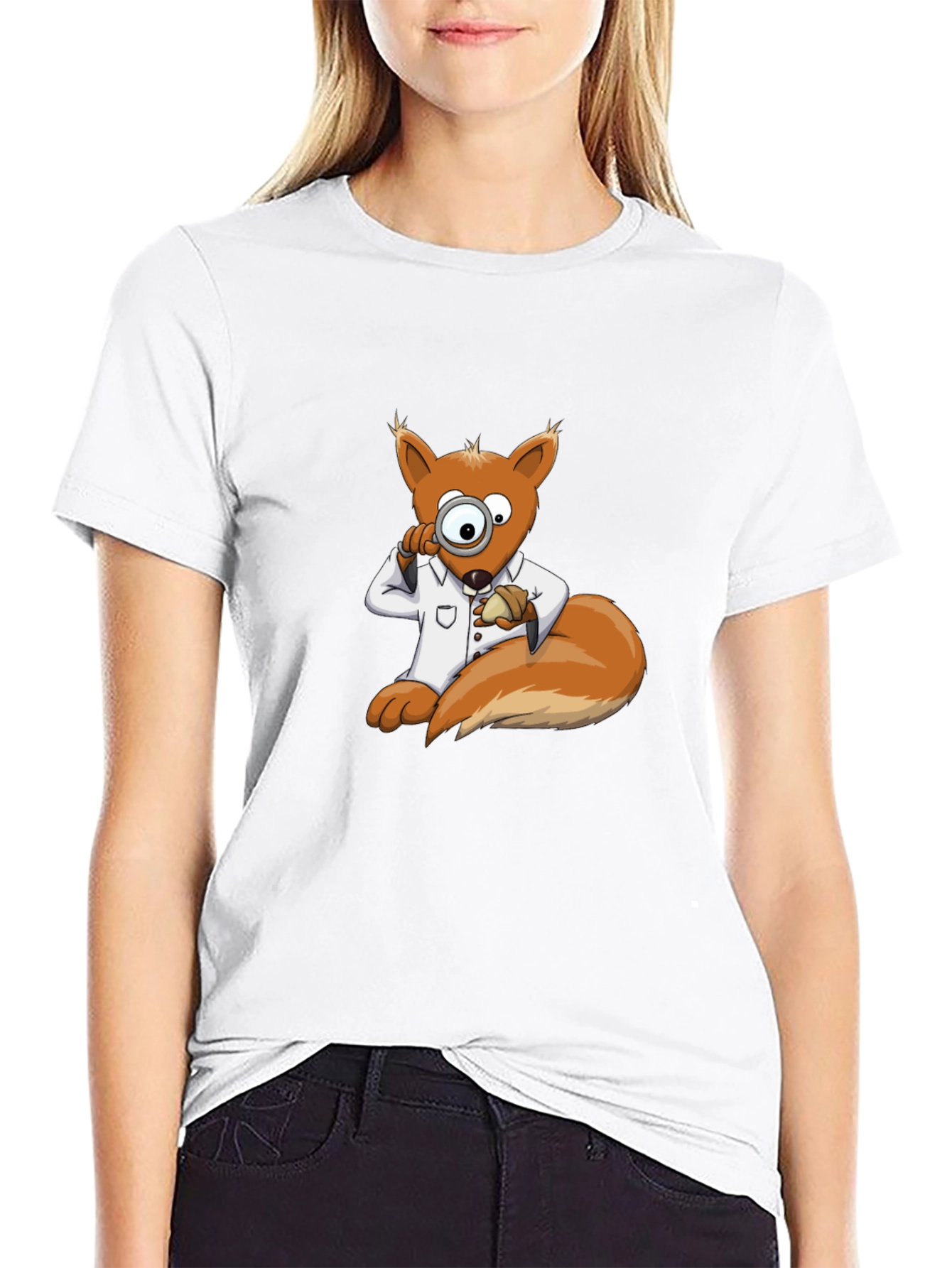 Funny Squirrel Detective T-Shirt