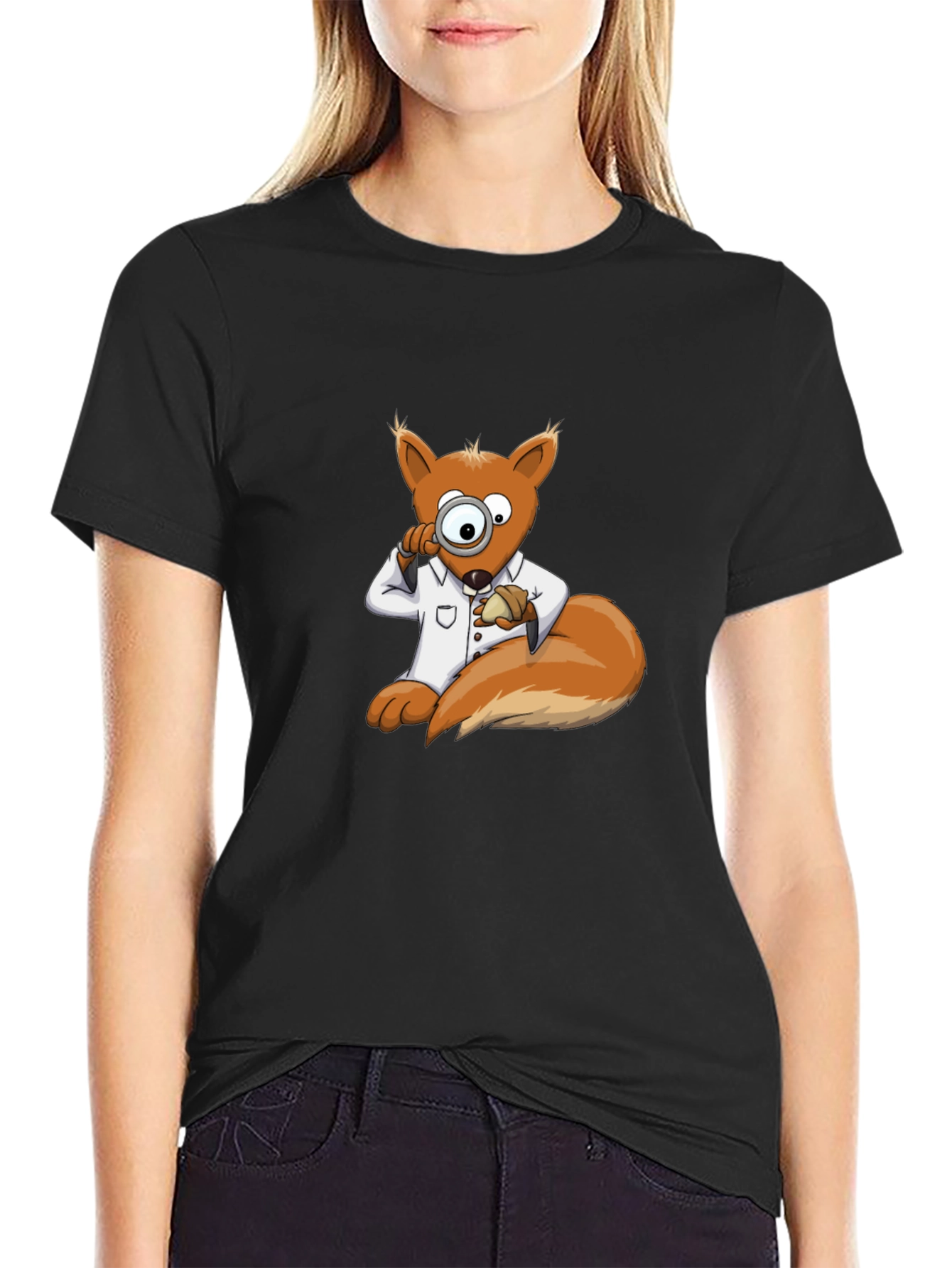 Funny Squirrel Detective T-Shirt