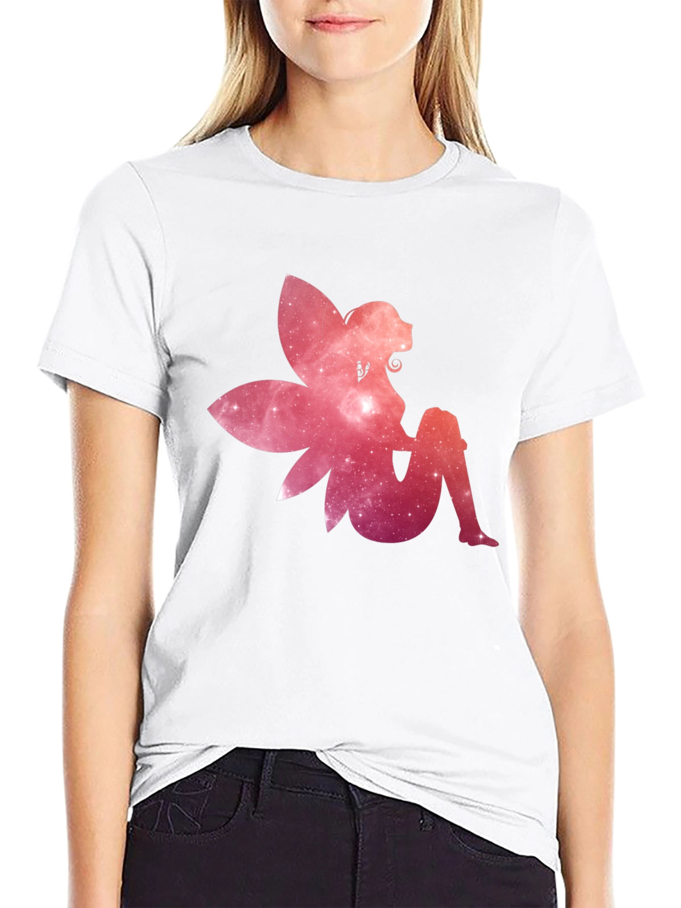 Cosmic Fairy Graphic T-Shirt - Stylish Casual Wear