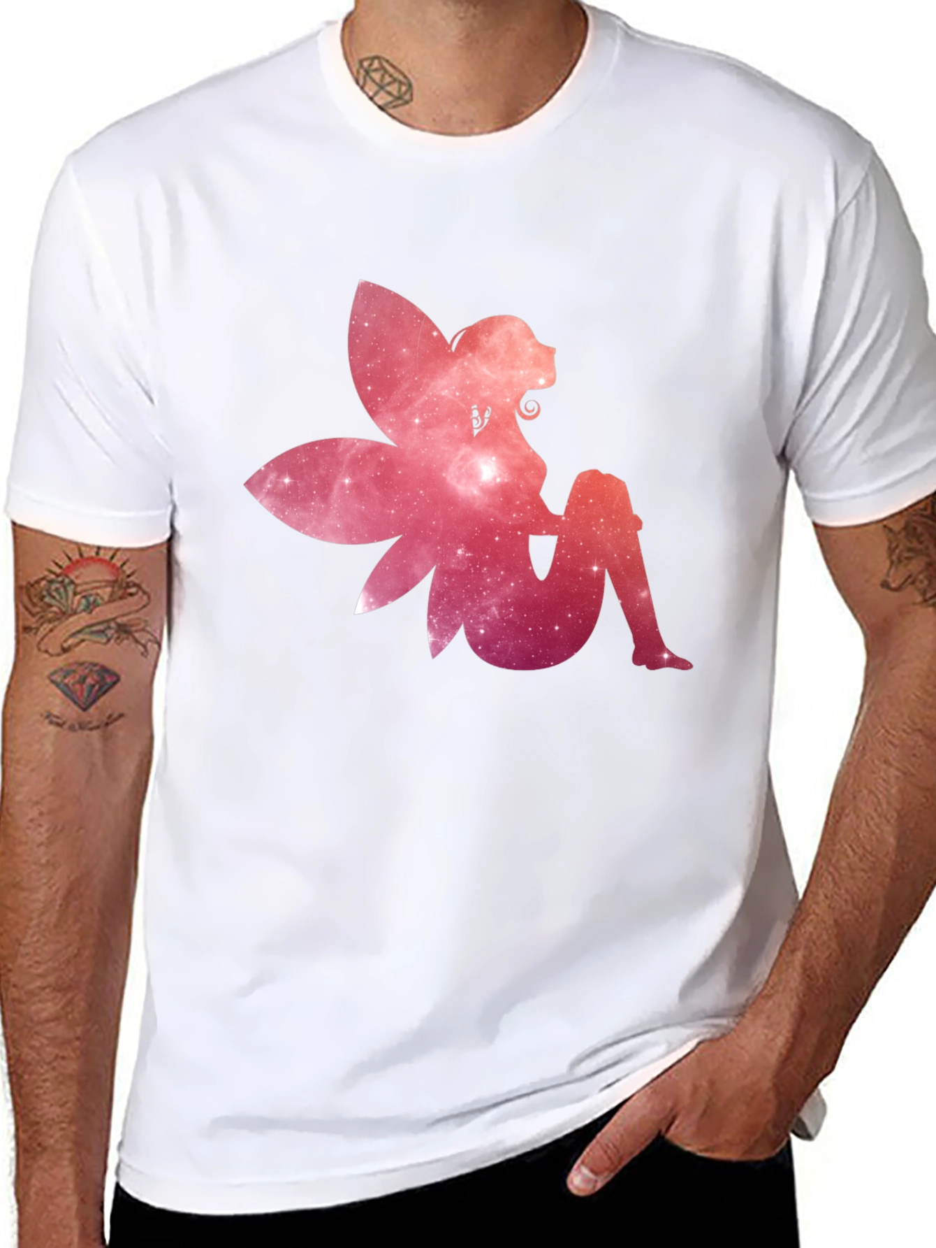 Cosmic Fairy Graphic T-Shirt - Stylish Casual Wear