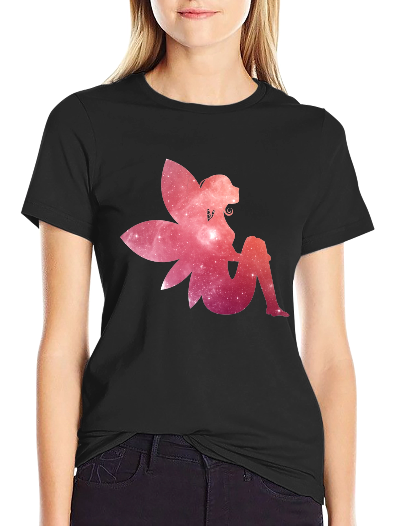 Cosmic Fairy Graphic T-Shirt - Stylish Casual Wear