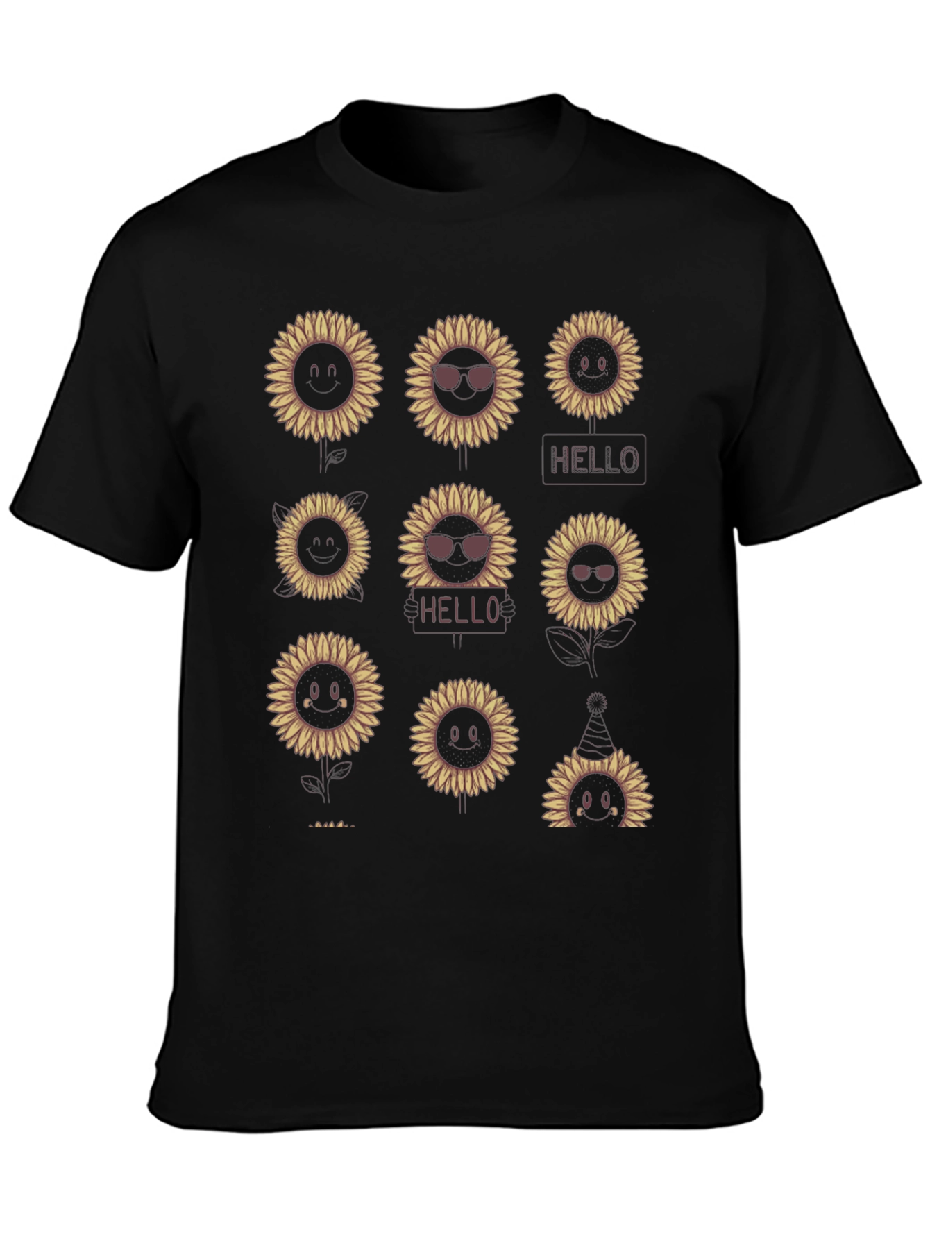 Sunflower Graphic Tee - Unisex Cotton T-Shirt