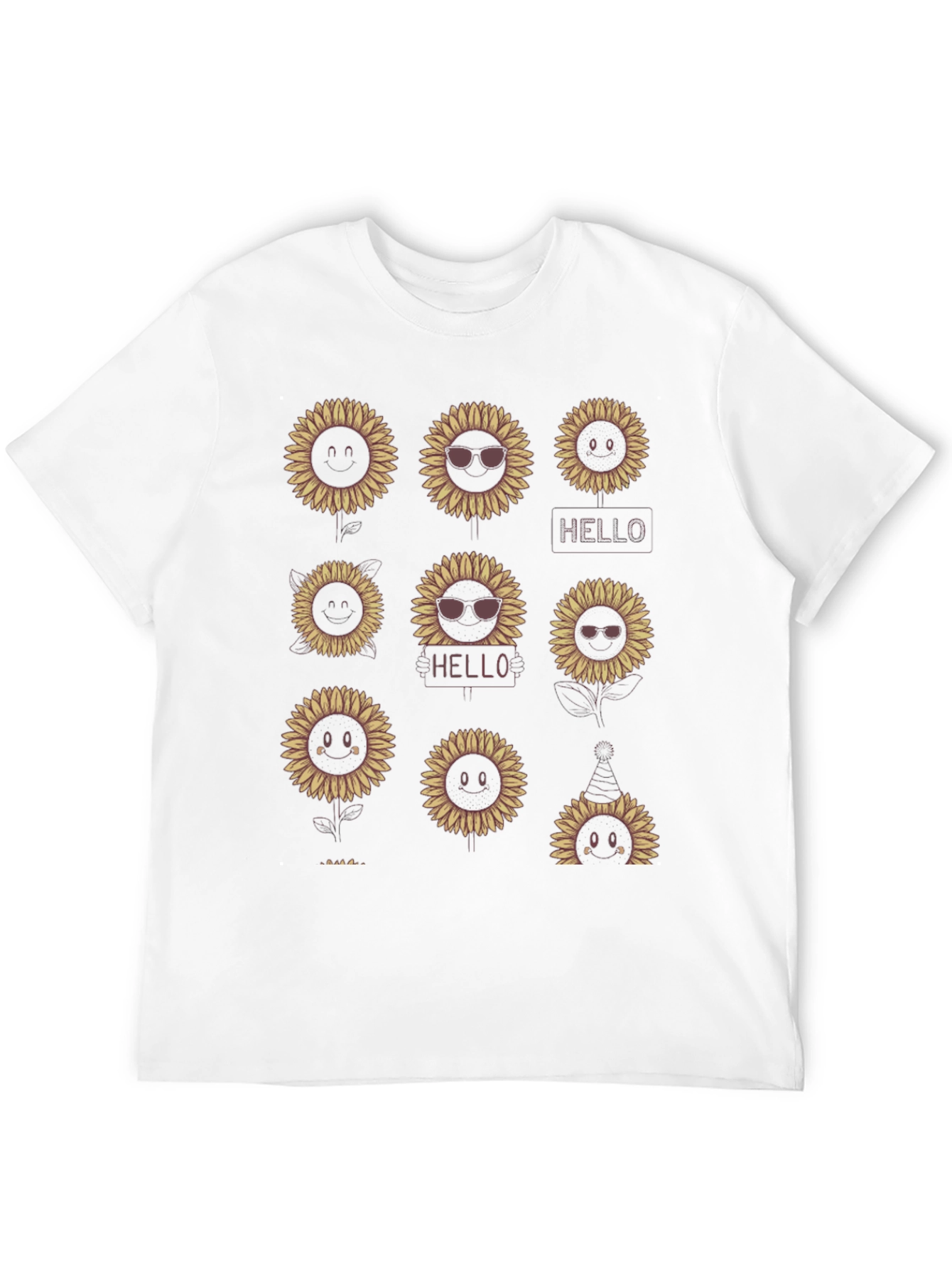 Sunflower Graphic Tee - Unisex Cotton T-Shirt