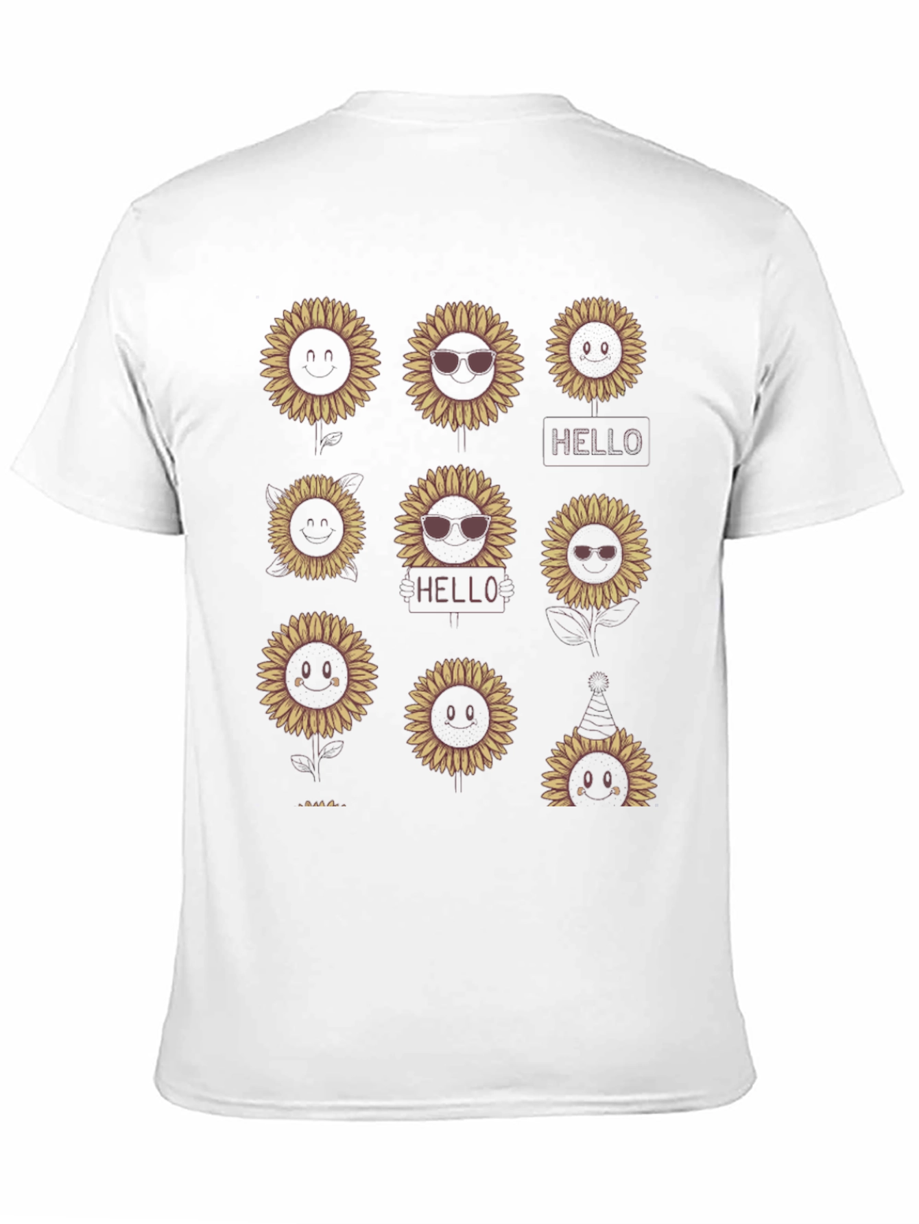 Sunflower Graphic Tee - Unisex Cotton T-Shirt