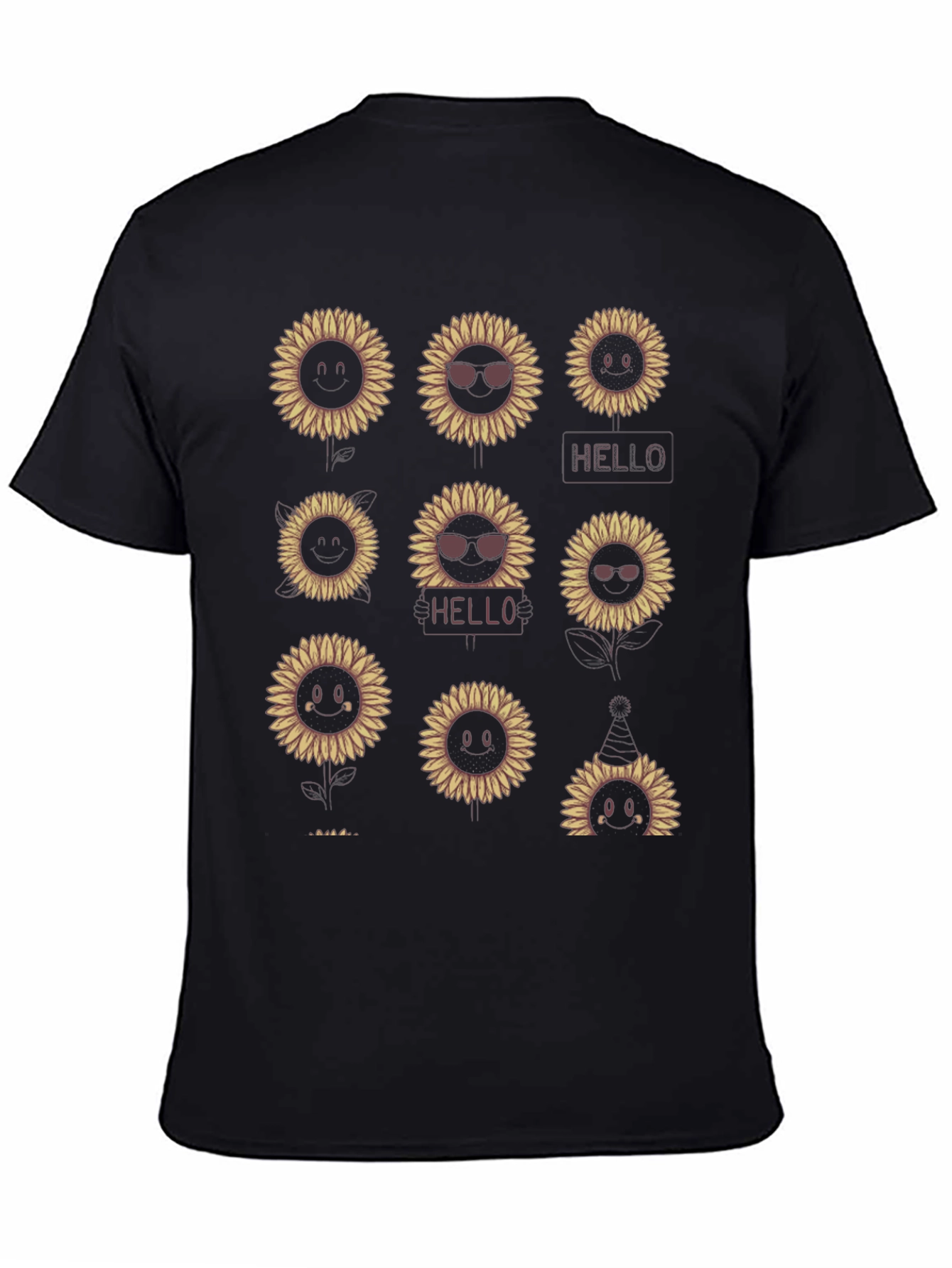 Sunflower Graphic Tee - Unisex Cotton T-Shirt