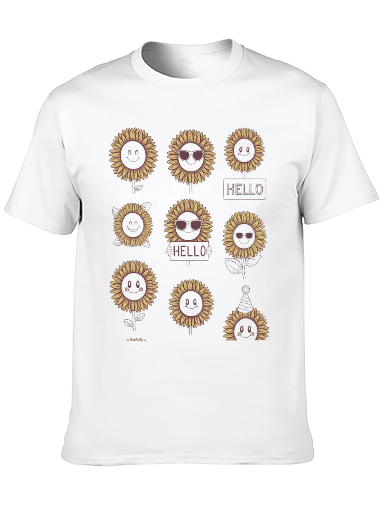 Sunflower Graphic Tee - Unisex Cotton T-Shirt