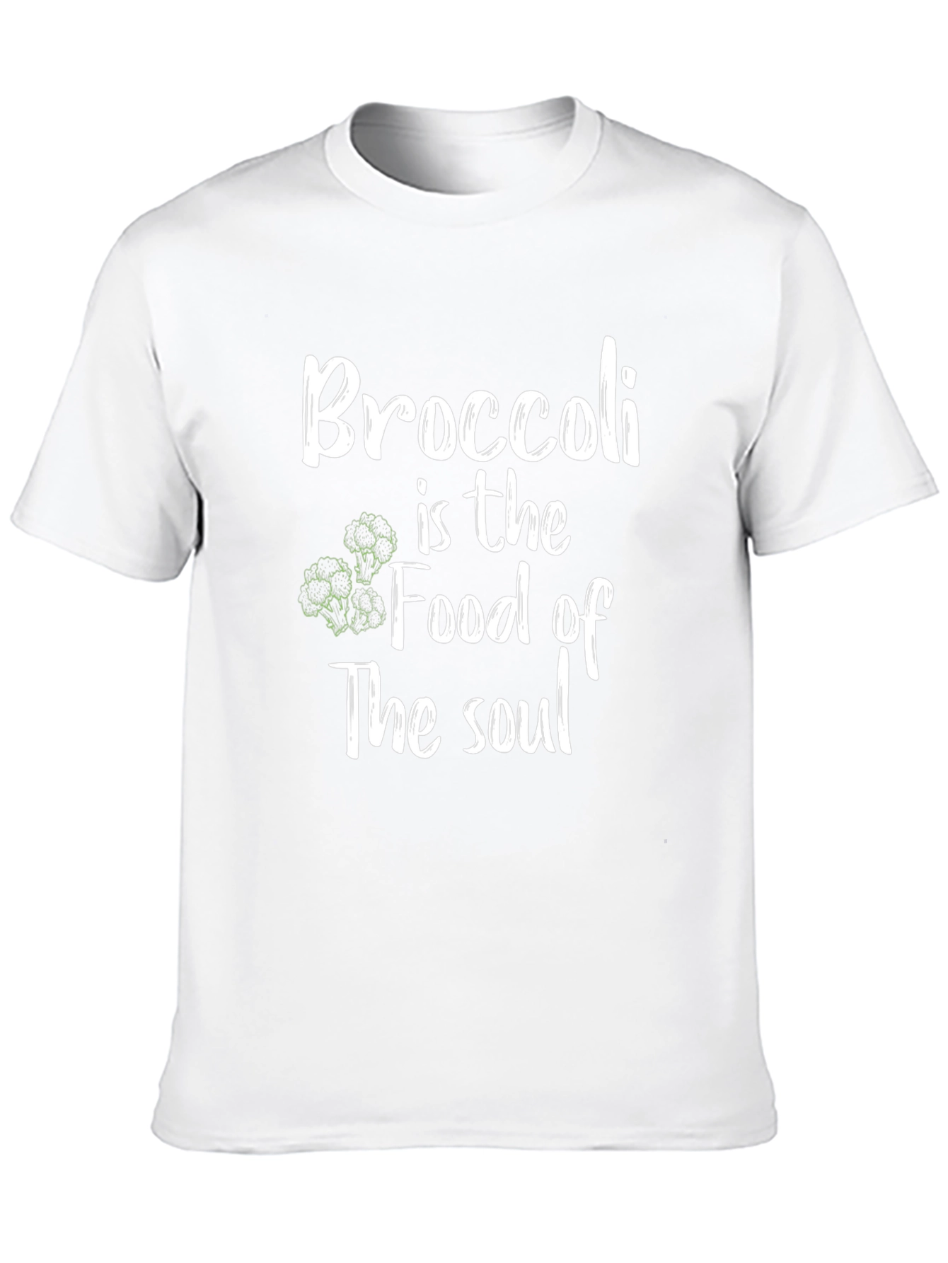Broccoli is the Food of the Soul Black T-Shirt