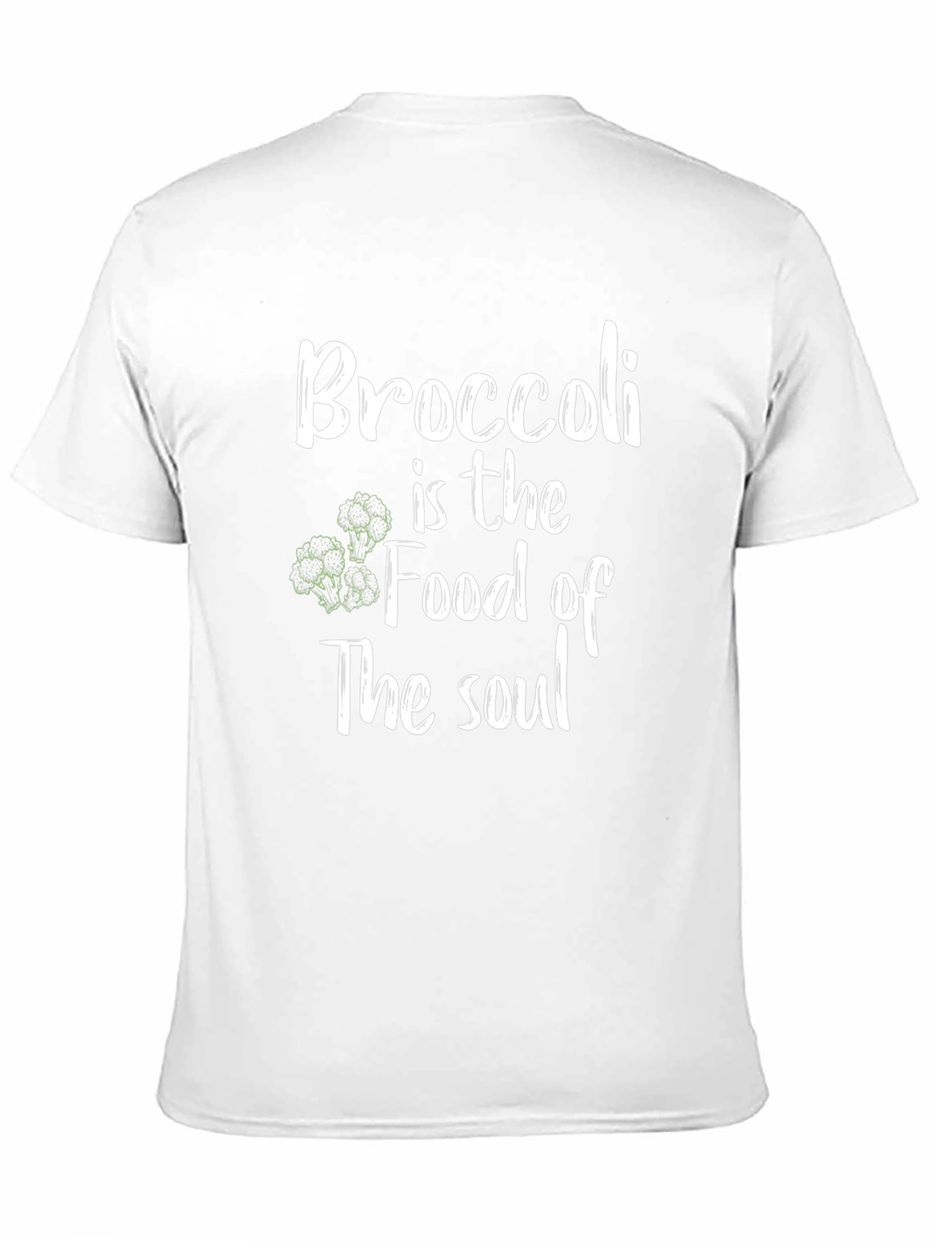 Broccoli is the Food of the Soul Black T-Shirt