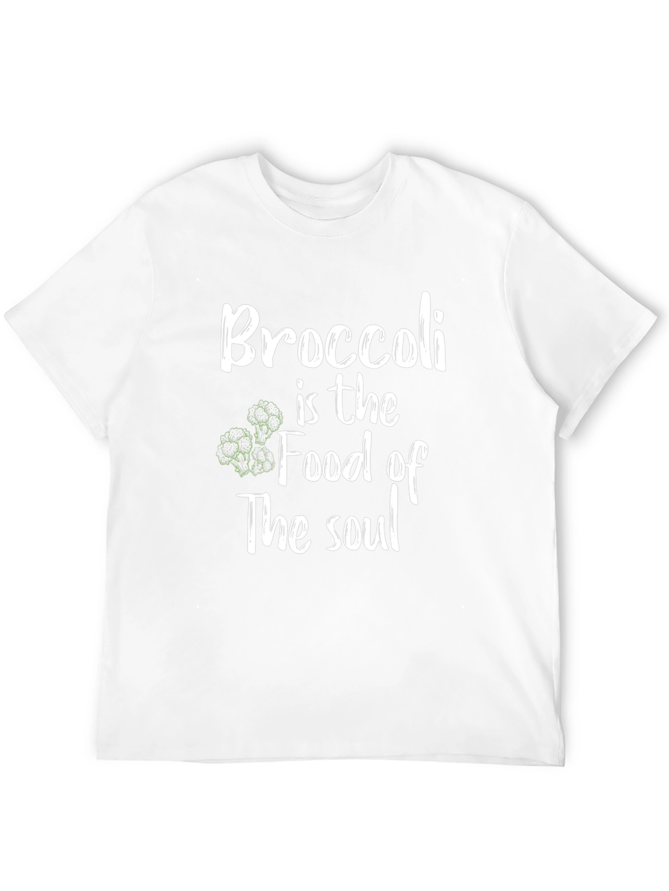 Broccoli is the Food of the Soul Black T-Shirt
