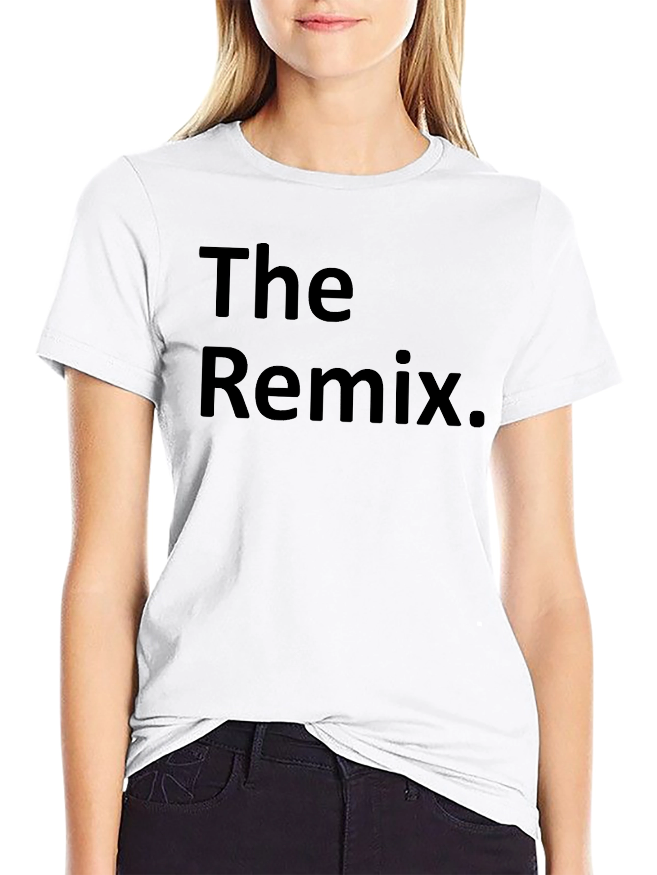 The Remix T-Shirt - Black Crew Neck Graphic Tee