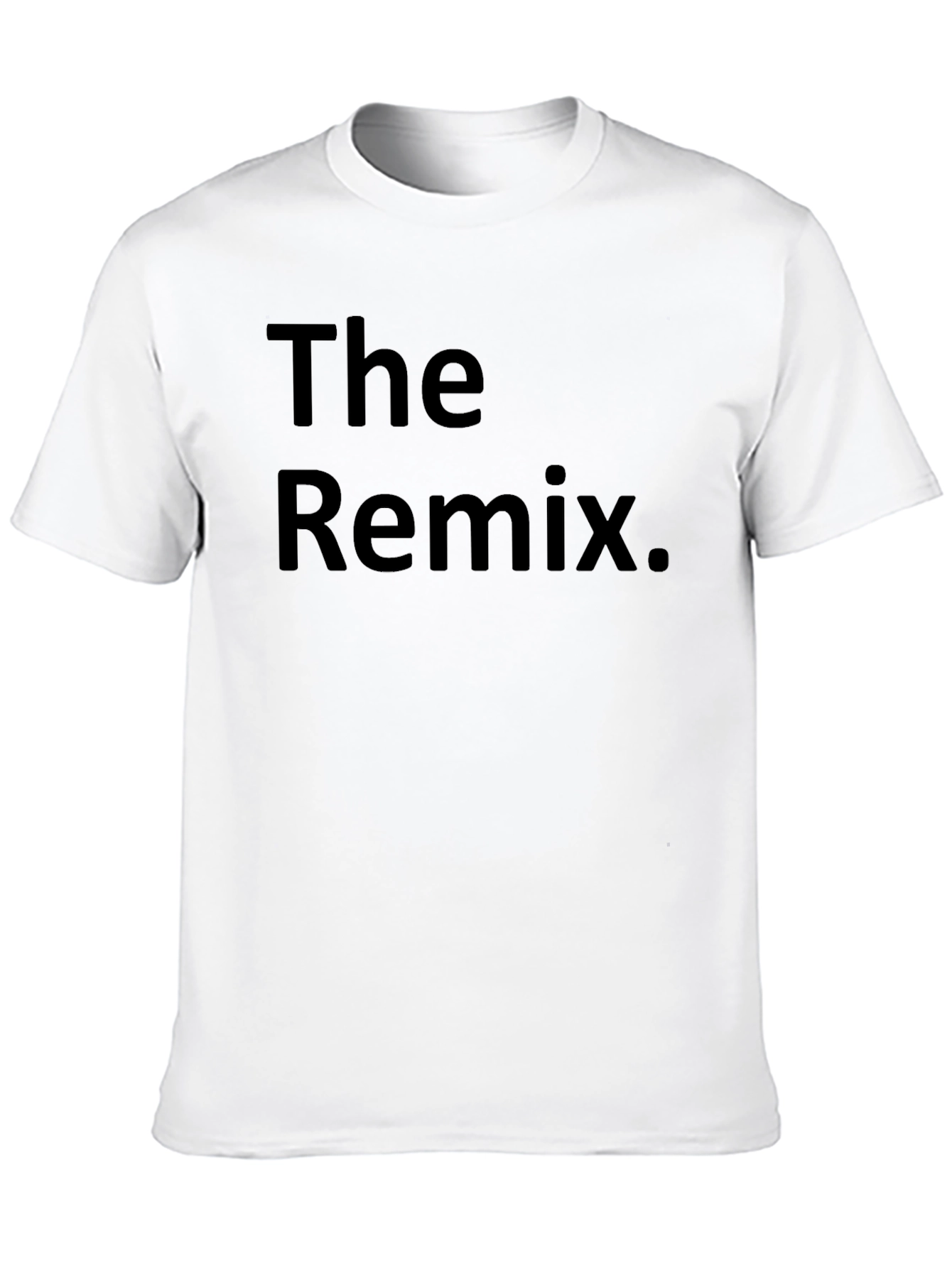 The Remix T-Shirt - Black Crew Neck Graphic Tee