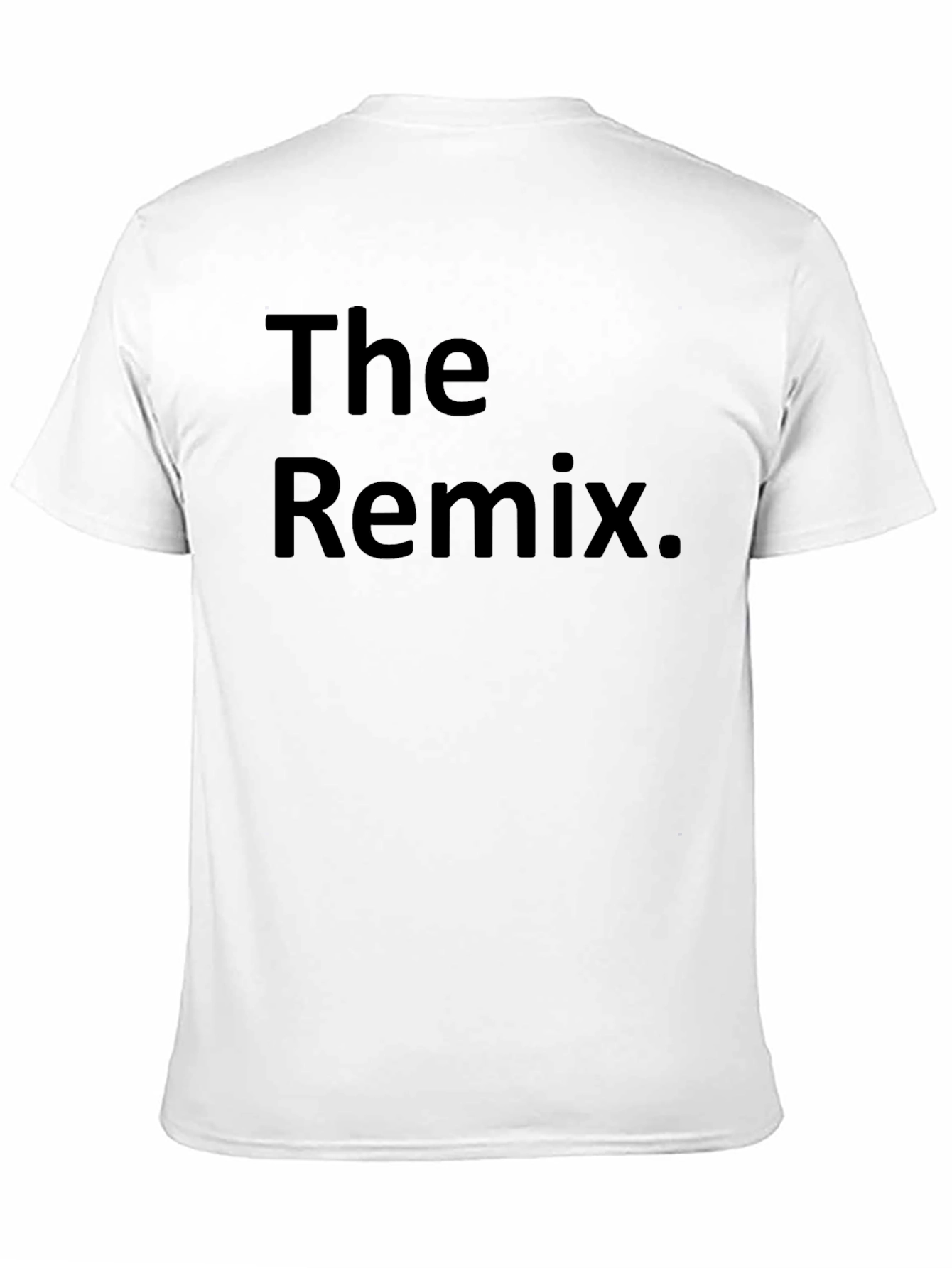 The Remix T-Shirt - Black Crew Neck Graphic Tee