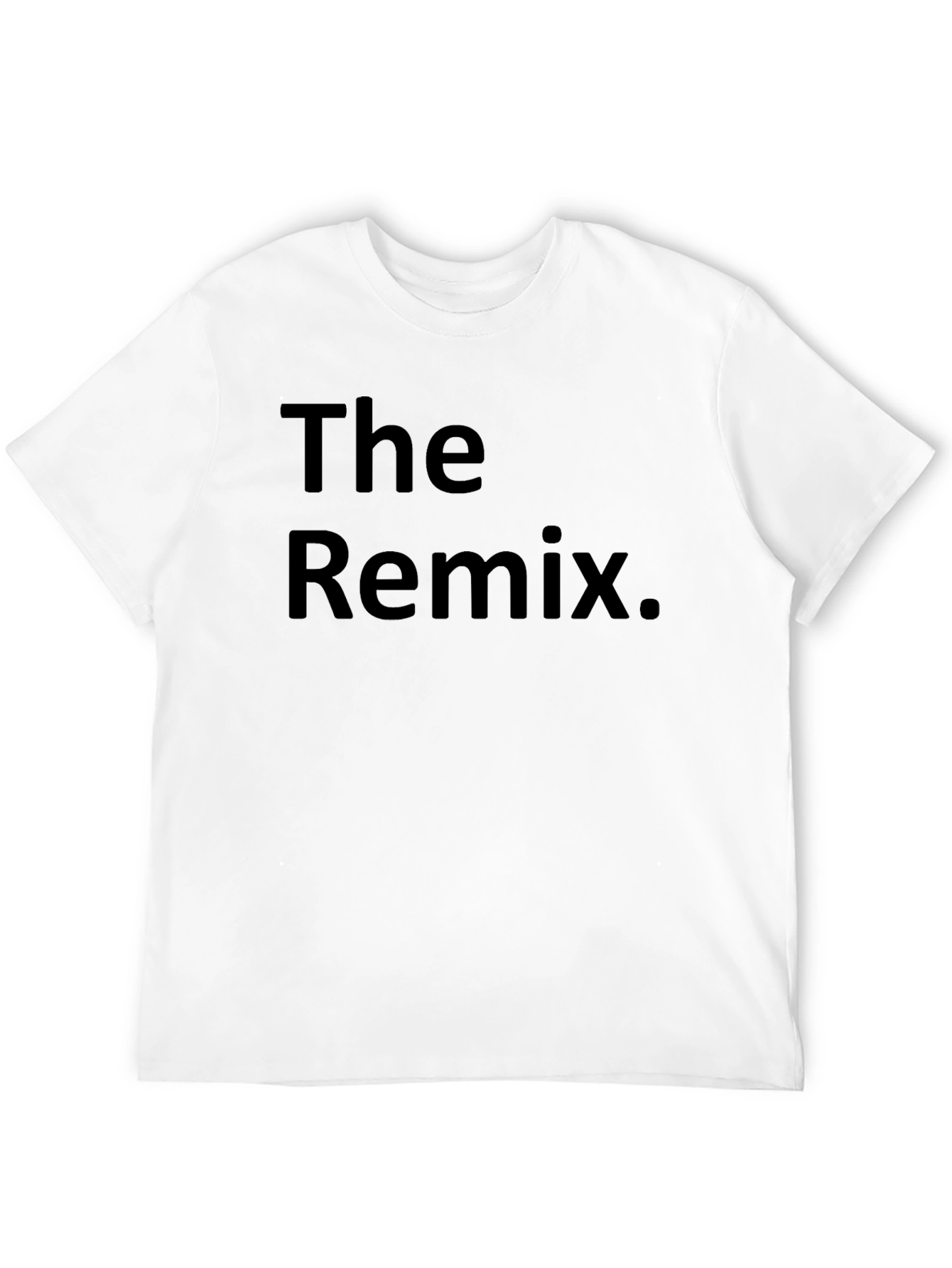 The Remix T-Shirt - Black Crew Neck Graphic Tee