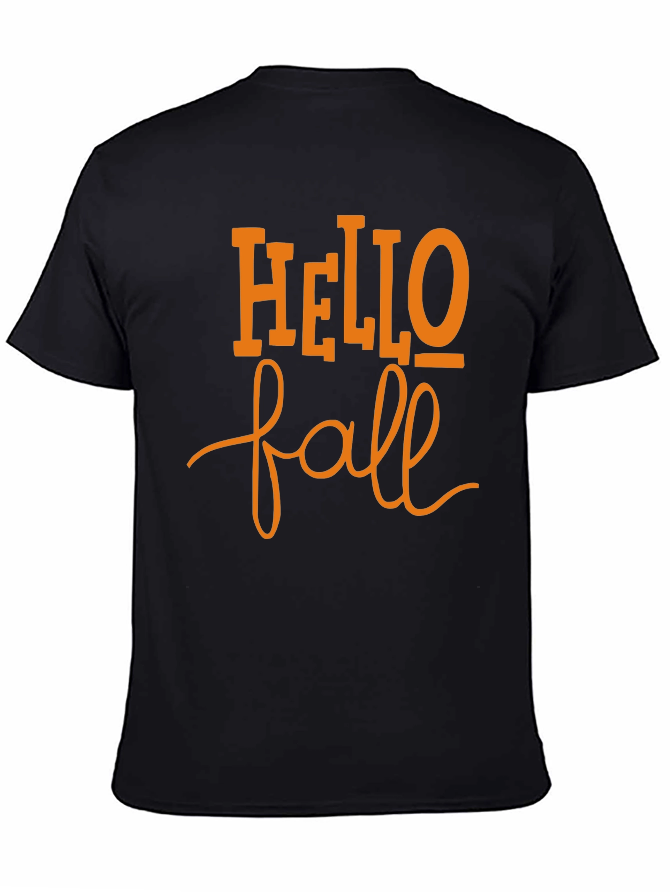 Hello Fall Black T-Shirt