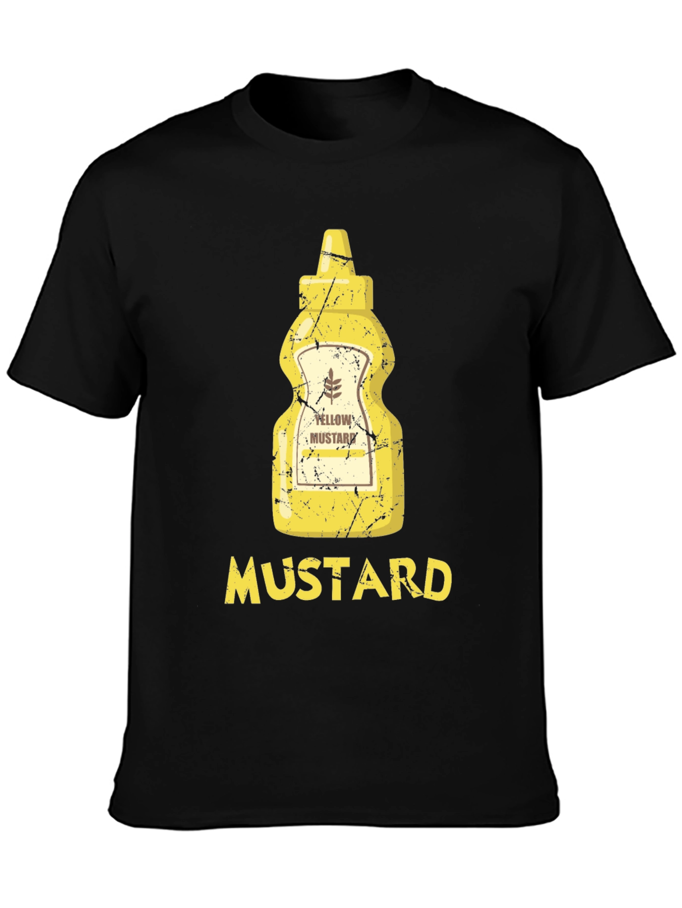 Mustard Bottle Graphic Tee - Foodie Apparel