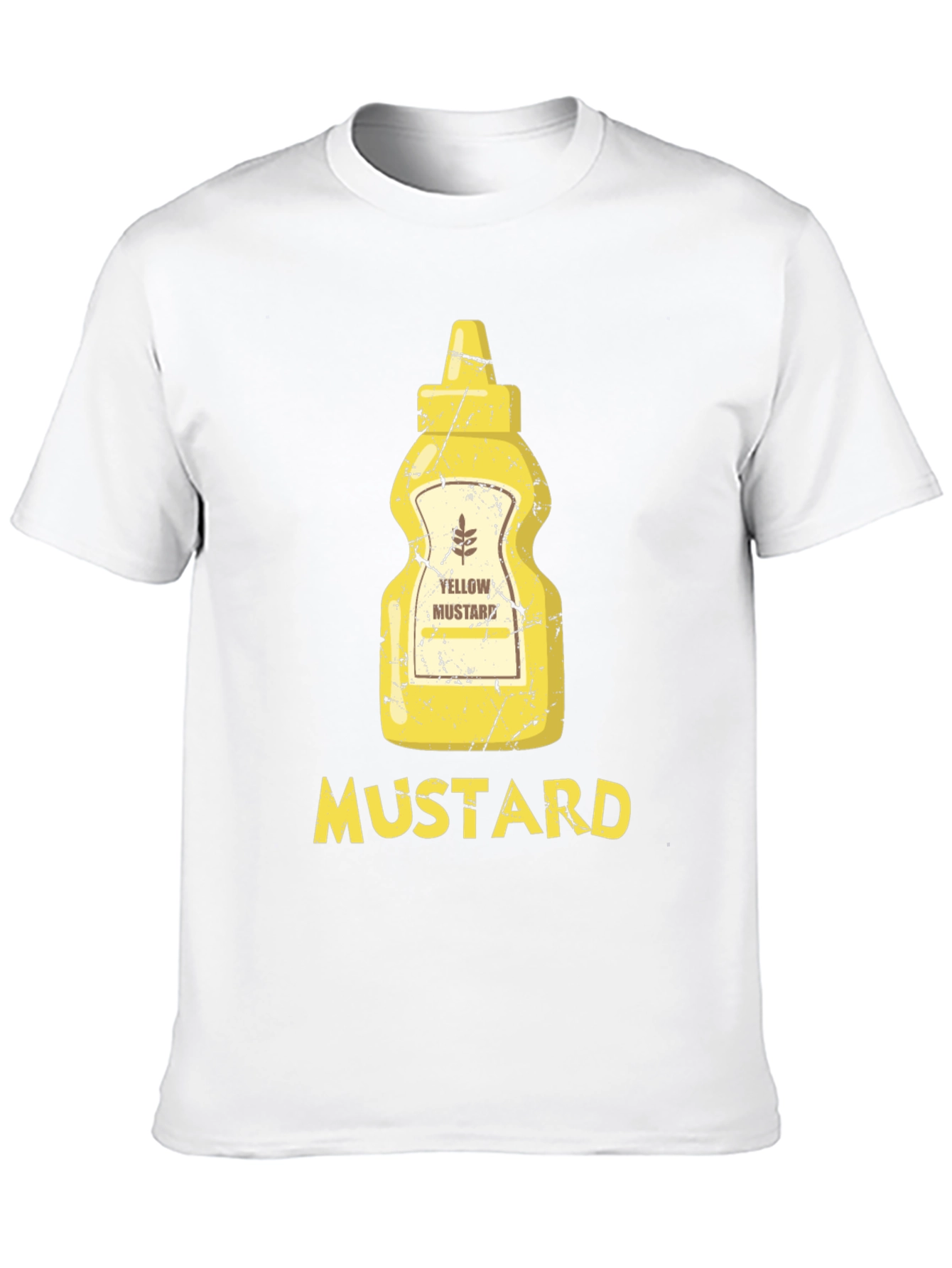 Mustard Bottle Graphic Tee - Foodie Apparel