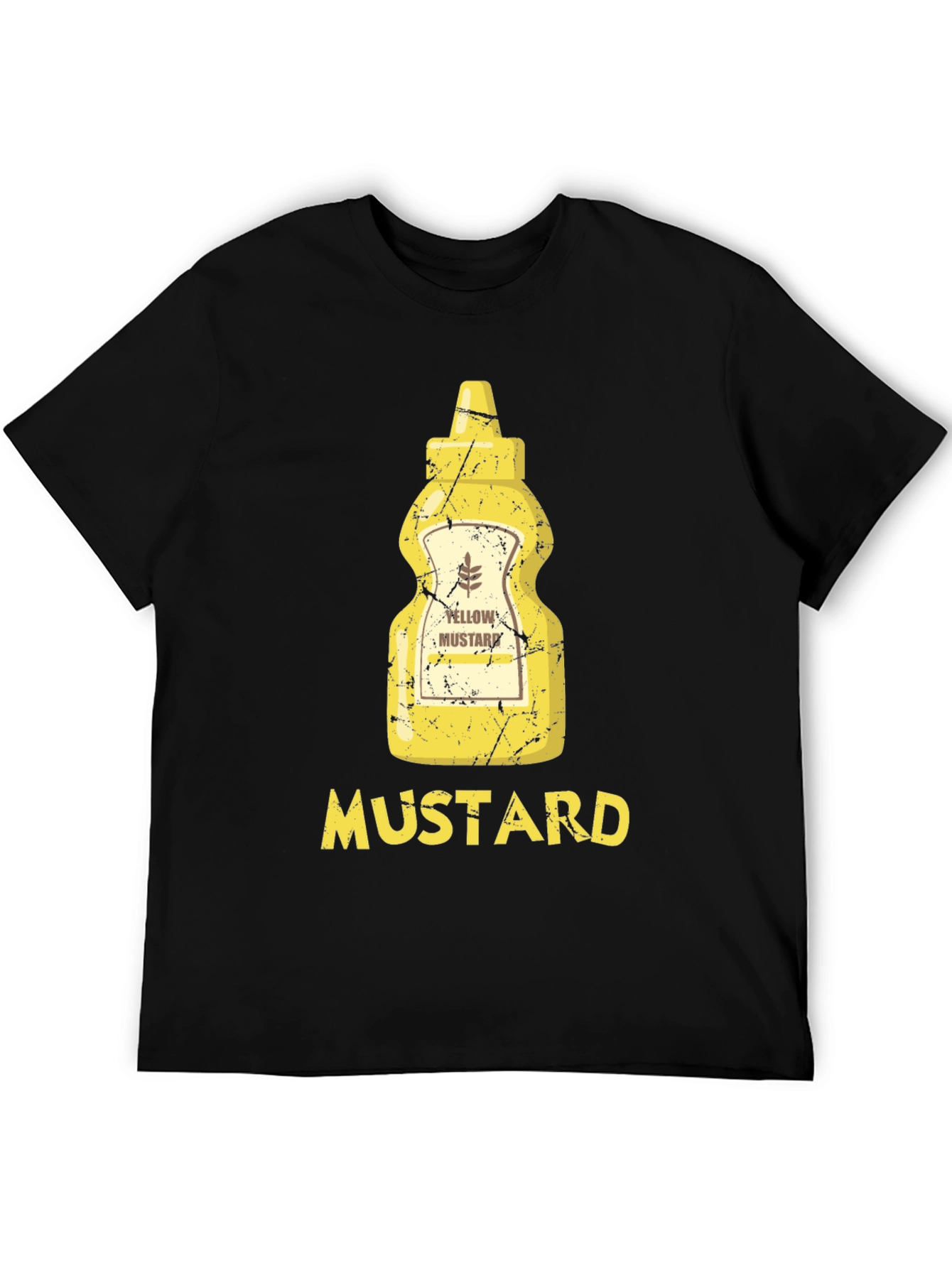 Mustard Bottle Graphic Tee - Foodie Apparel