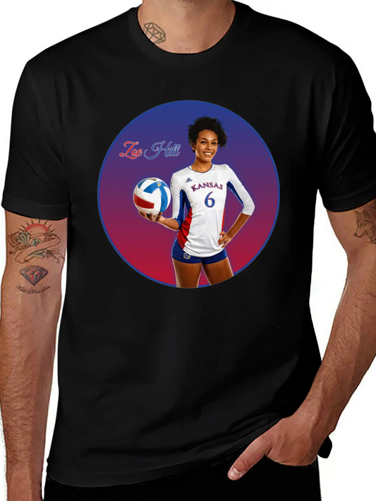 Zoe Hill - Volleyball Unisex Casual T-Shirt – Clean Design For Daily Comfort