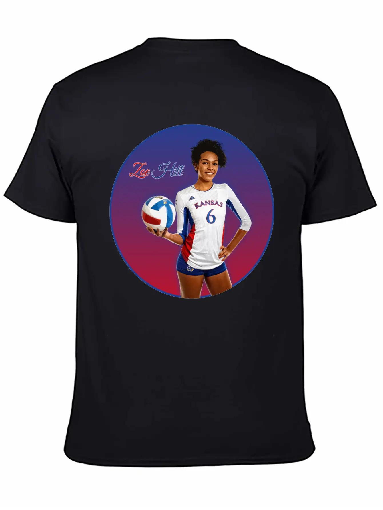 Zoe Hill - Volleyball Unisex Casual T-Shirt – Clean Design For Daily Comfort