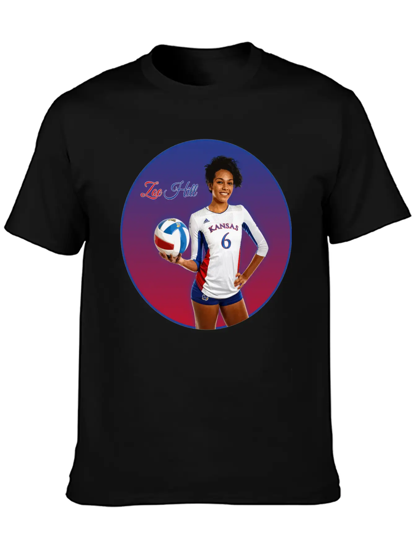 Zoe Hill - Volleyball Unisex Casual T-Shirt – Clean Design For Daily Comfort