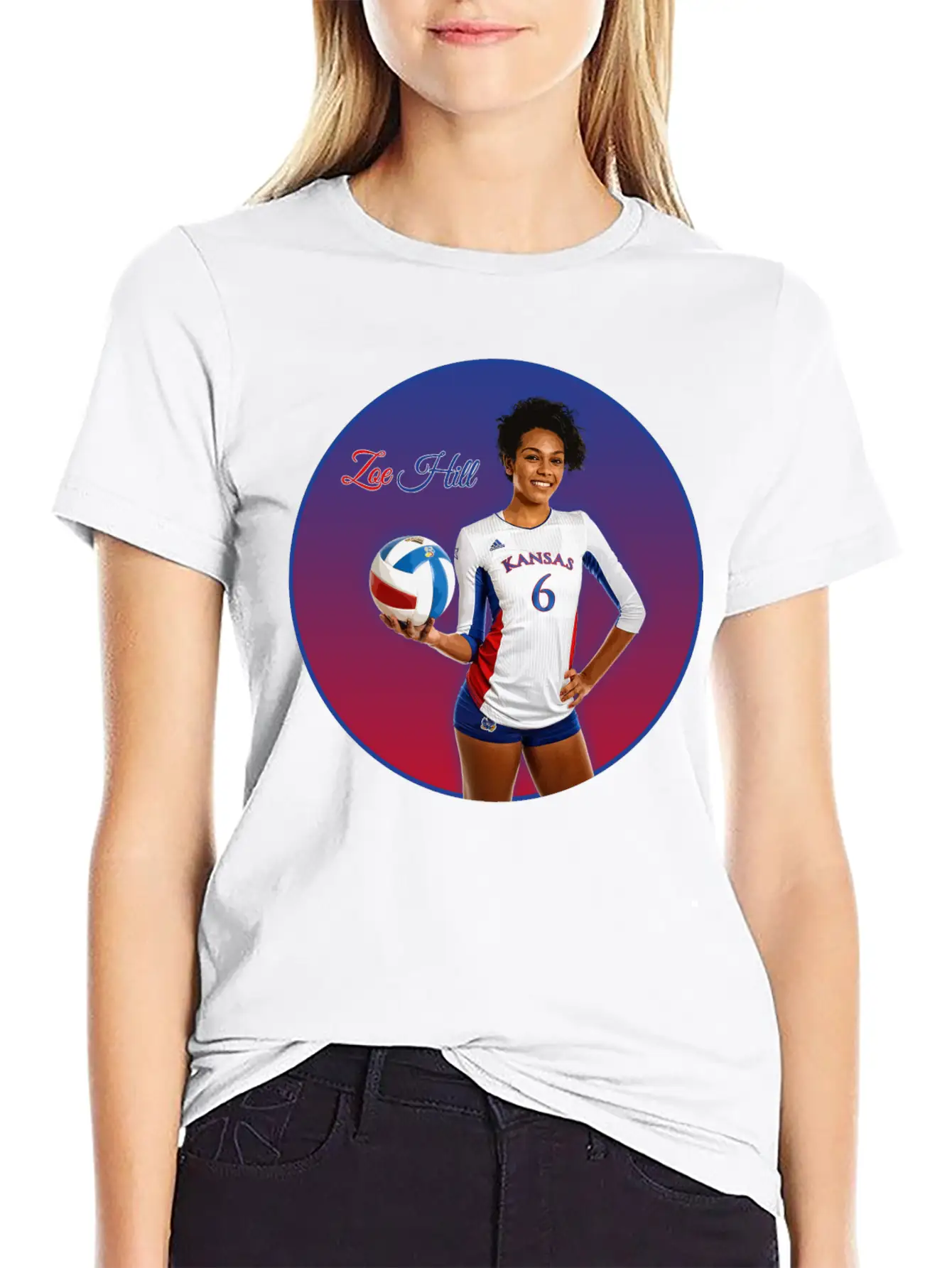 Zoe Hill - Volleyball Unisex Casual T-Shirt – Clean Design For Daily Comfort