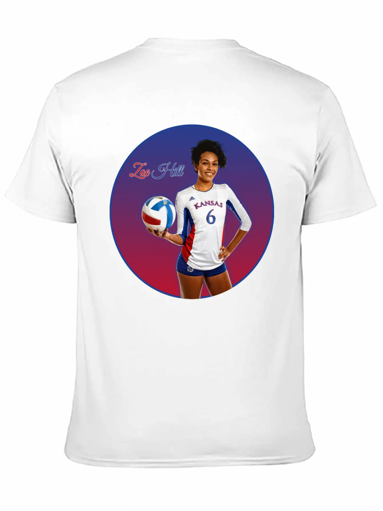 Zoe Hill - Volleyball Unisex Casual T-Shirt – Clean Design For Daily Comfort