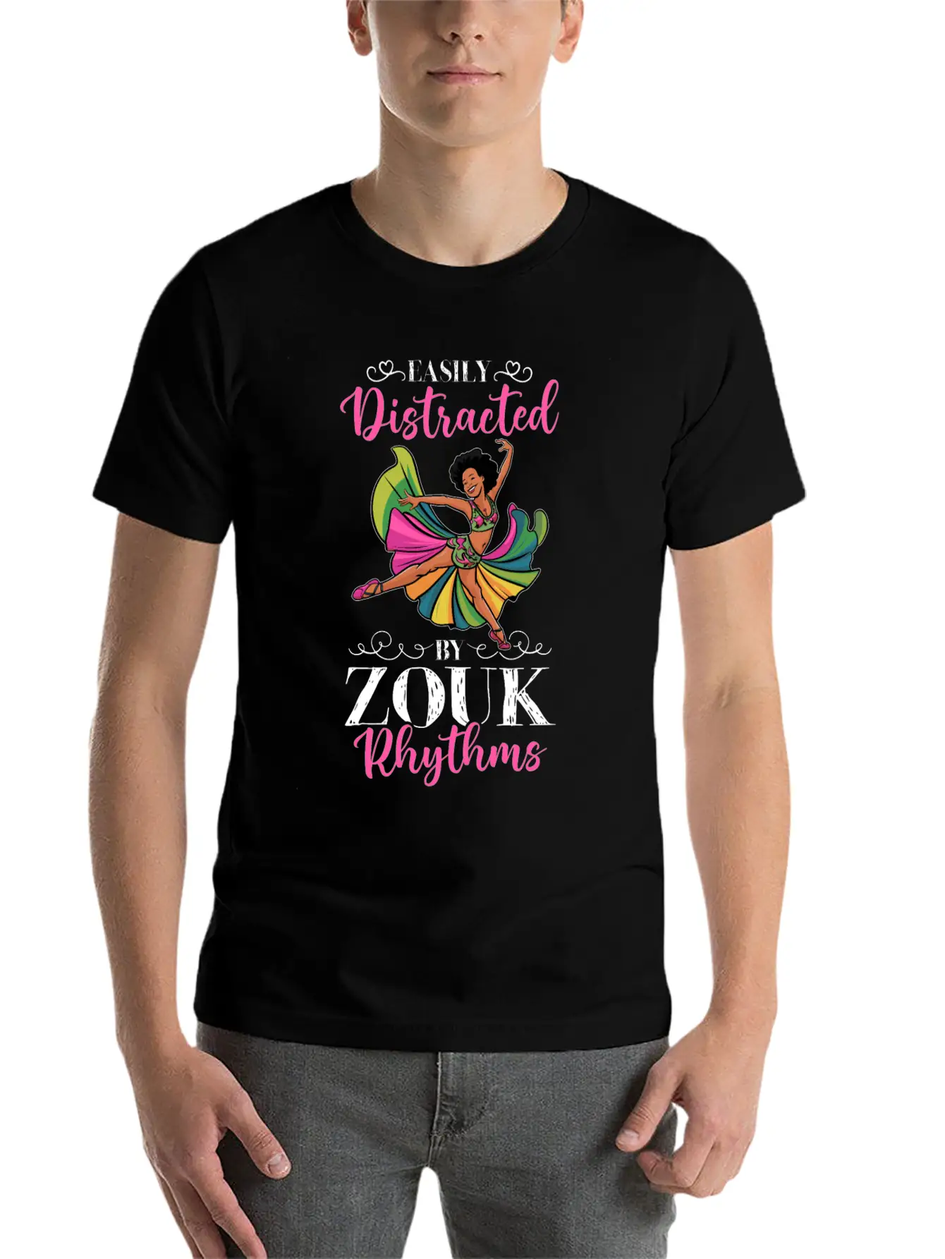 Zouk Dance Festival Design For Zouk Dancer Unisex Casual T-Shirt – Clean Design For Daily Comfort