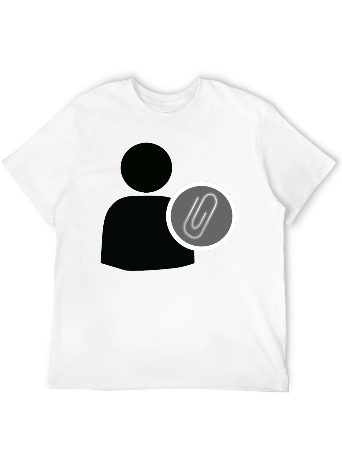 Statement Black Tee - Profile Attachment Design