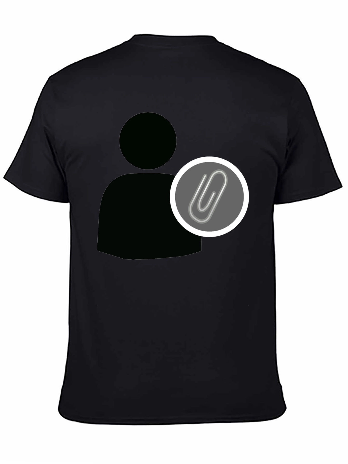 Statement Black Tee - Profile Attachment Design