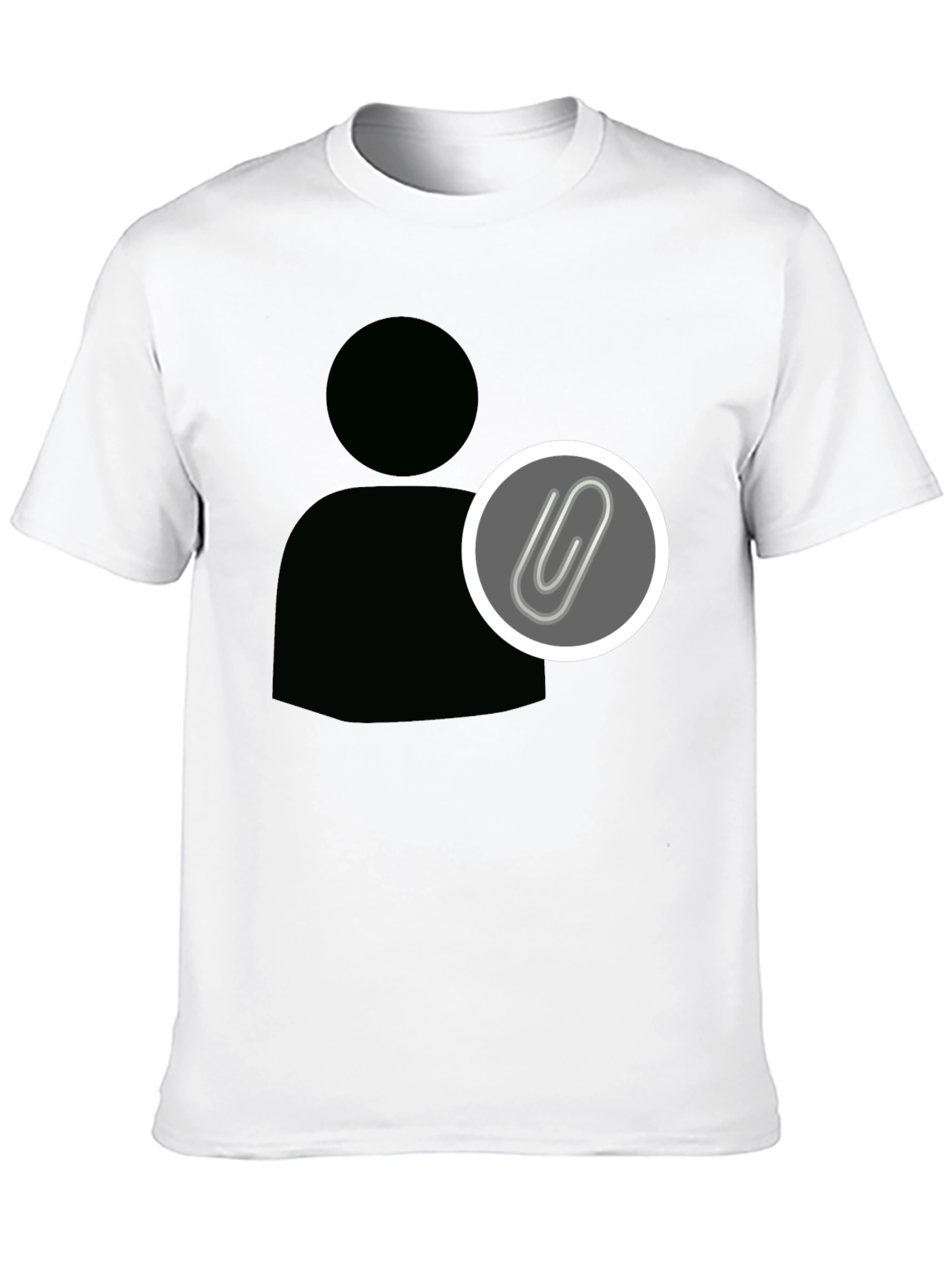 Statement Black Tee - Profile Attachment Design