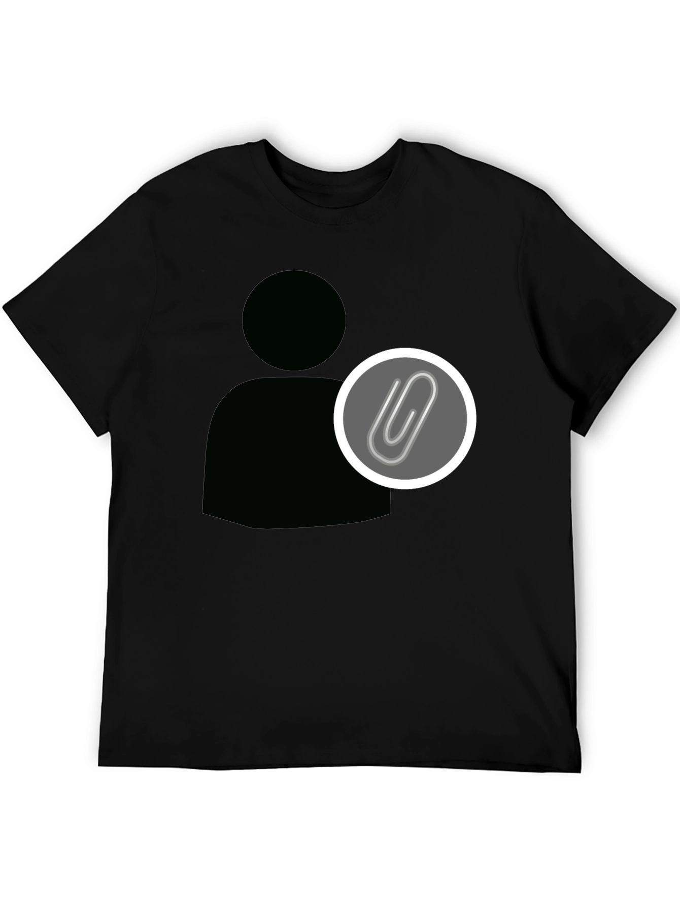 Statement Black Tee - Profile Attachment Design