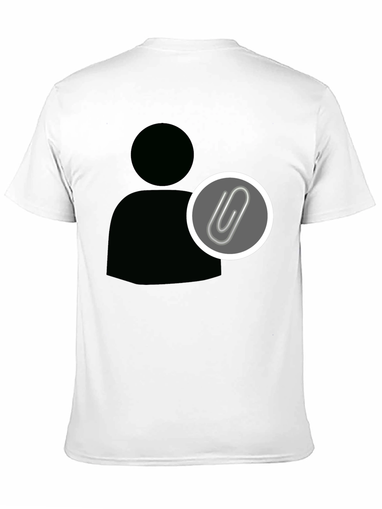 Statement Black Tee - Profile Attachment Design