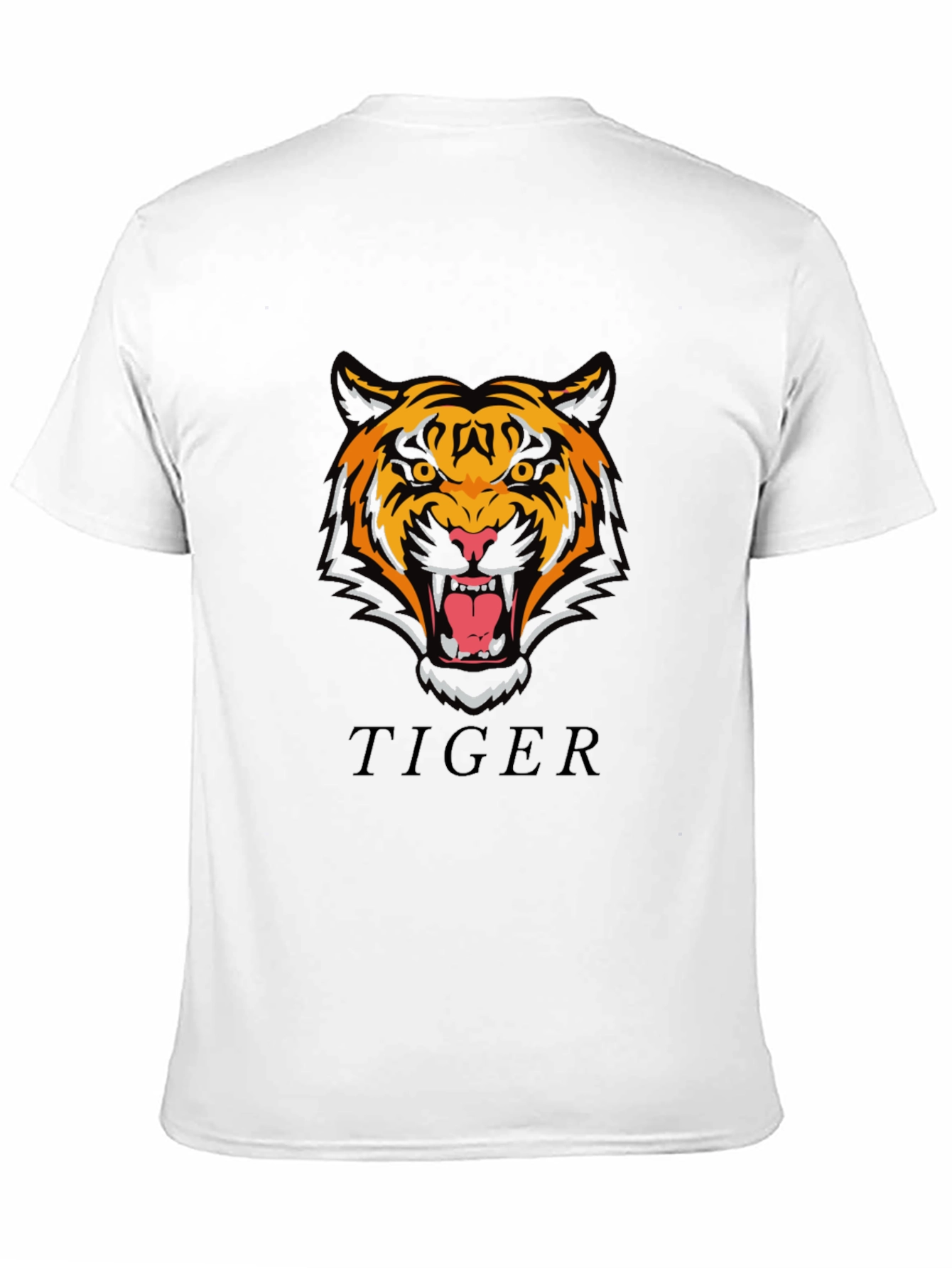 Roaring Tiger Graphic T-Shirt - Stylish Black Tee