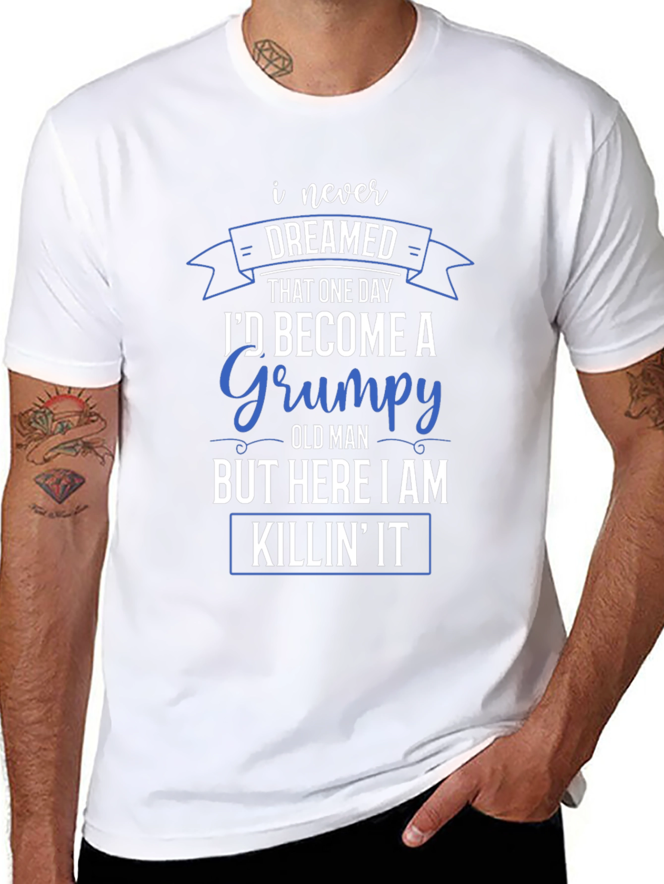 Grumpy Old Man T-Shirt - Funny Novelty Tee
