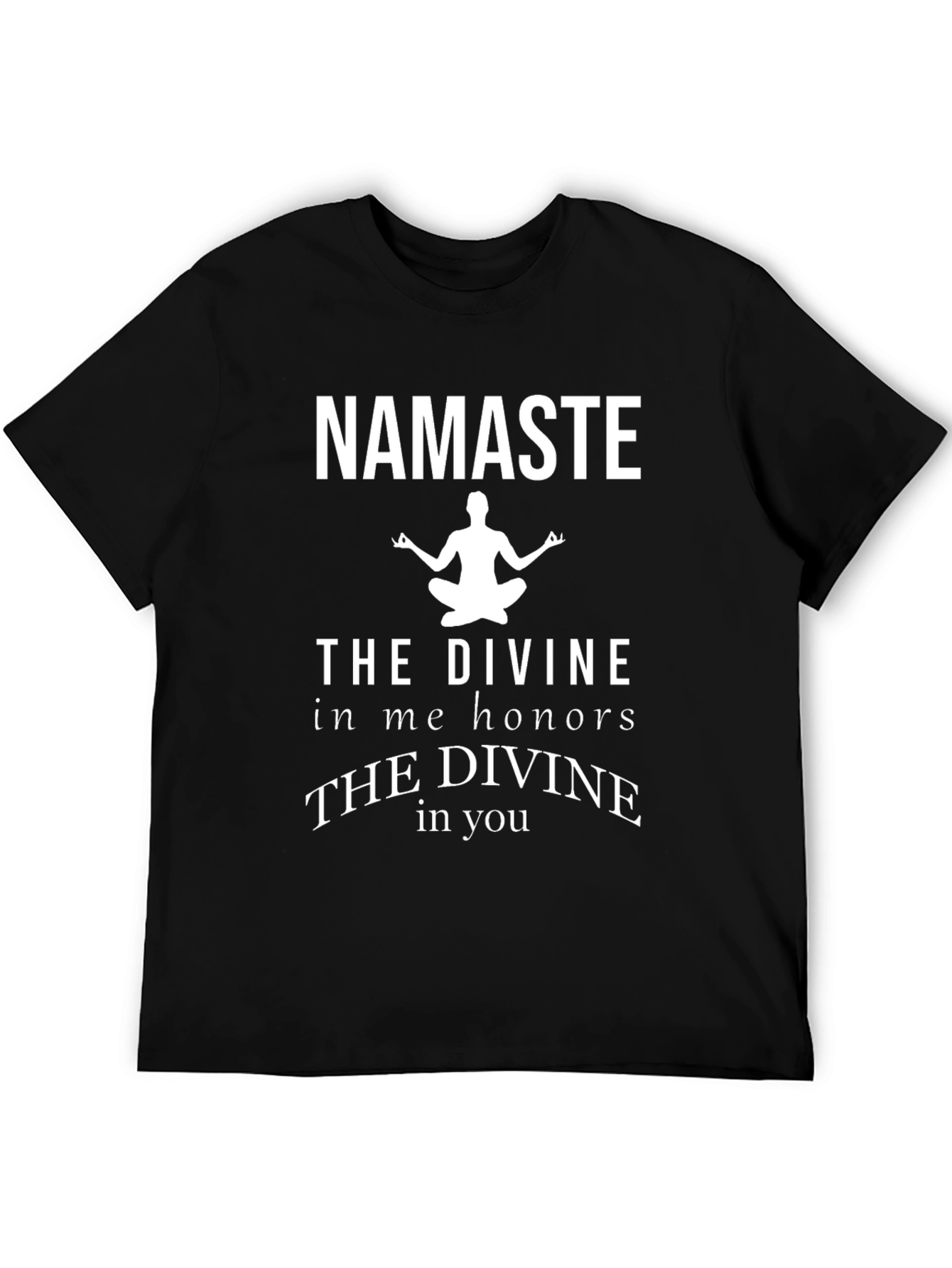 Namaste Divine Honor Yoga Graphic T-Shirt