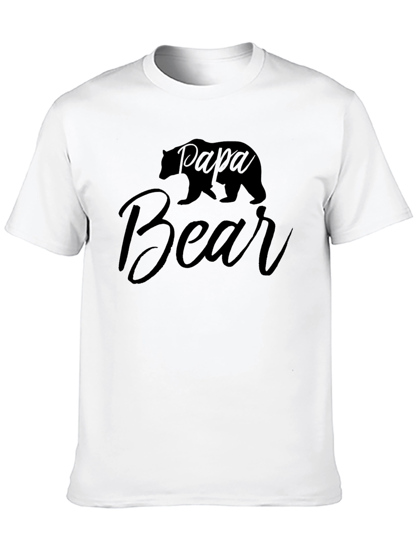 Papa Bear Graphic Tee - Black T-Shirt