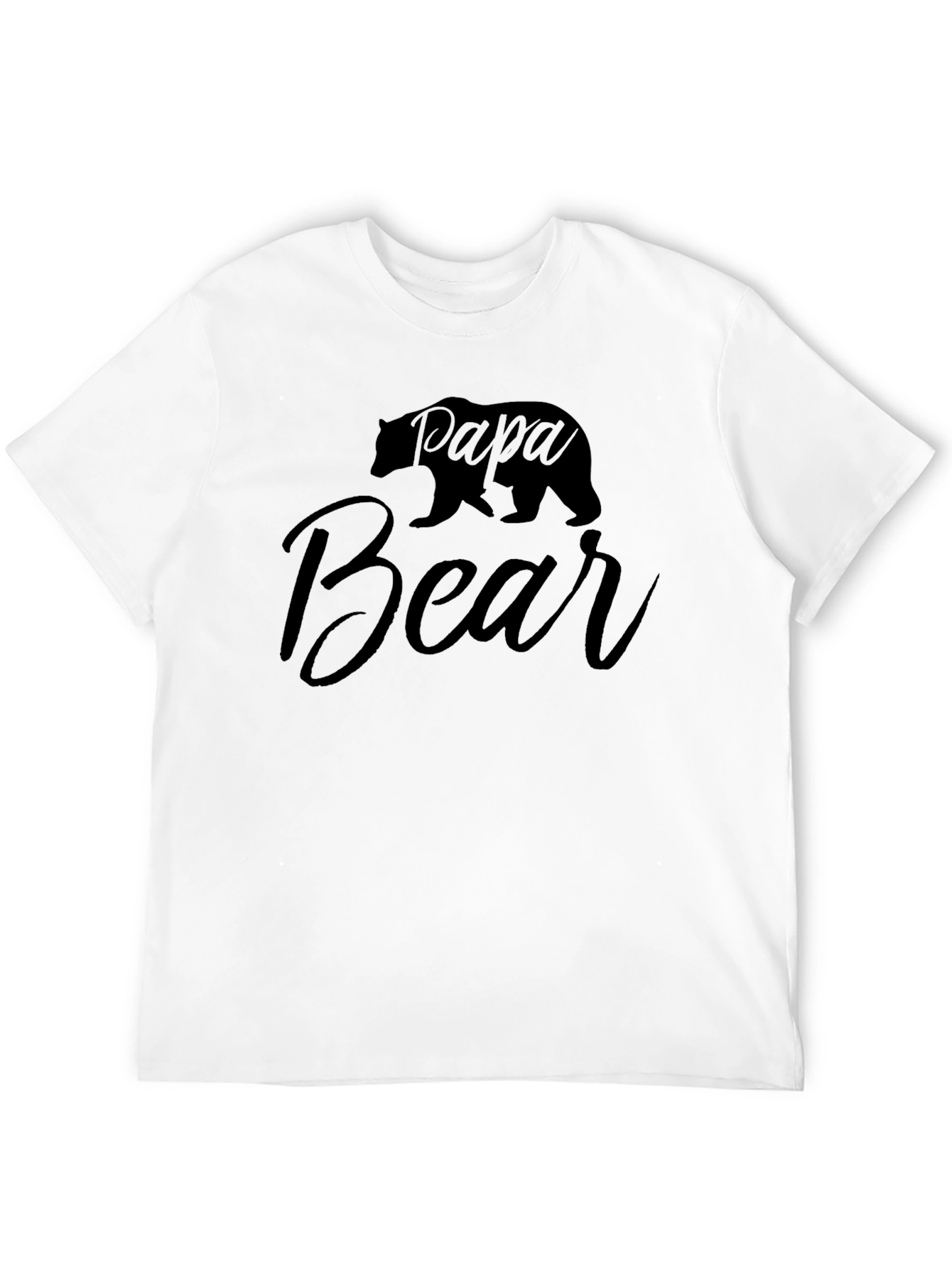 Papa Bear Graphic Tee - Black T-Shirt