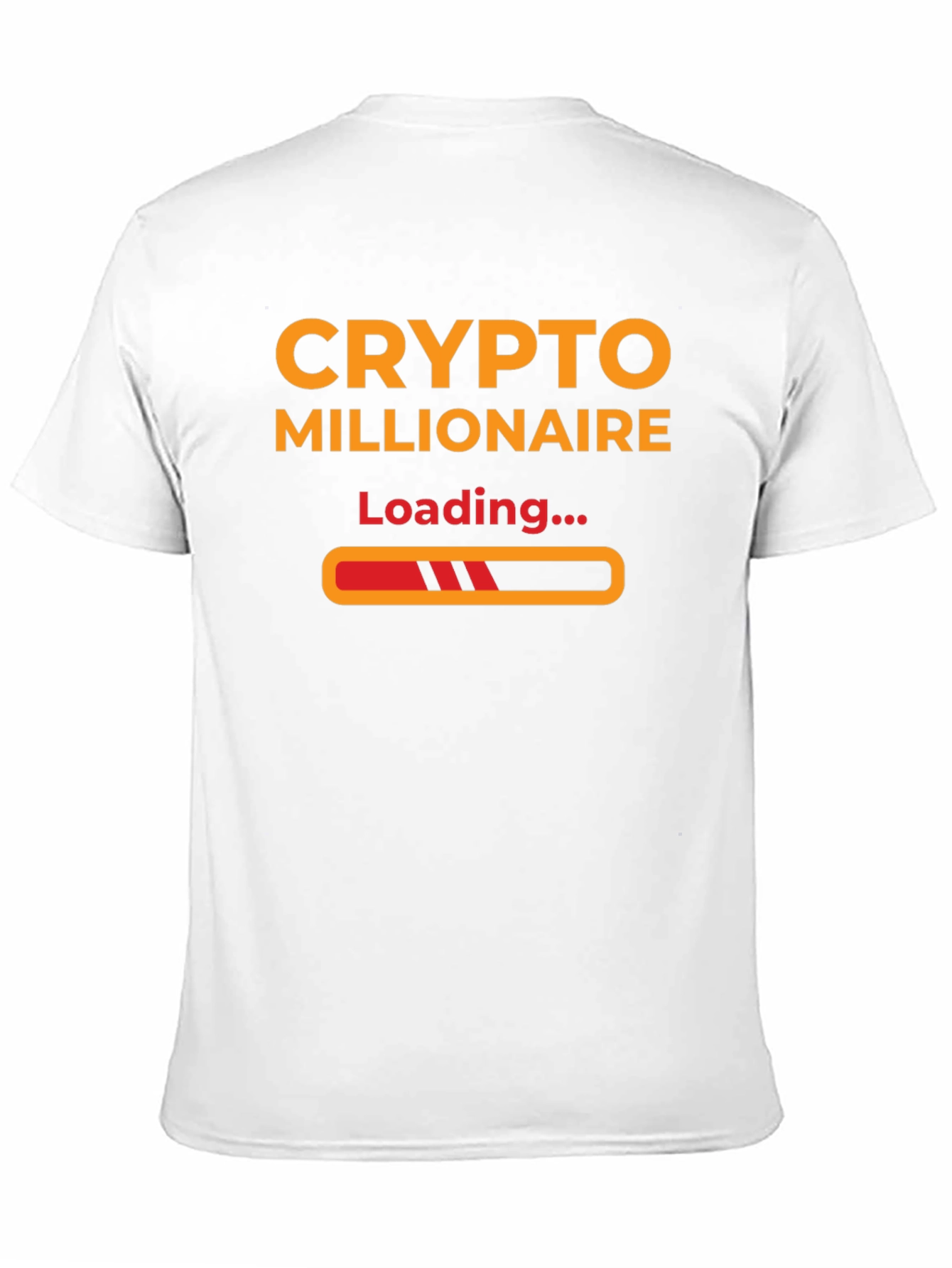 Crypto Millionaire Loading T-Shirt - Black Stylish and Trendy!