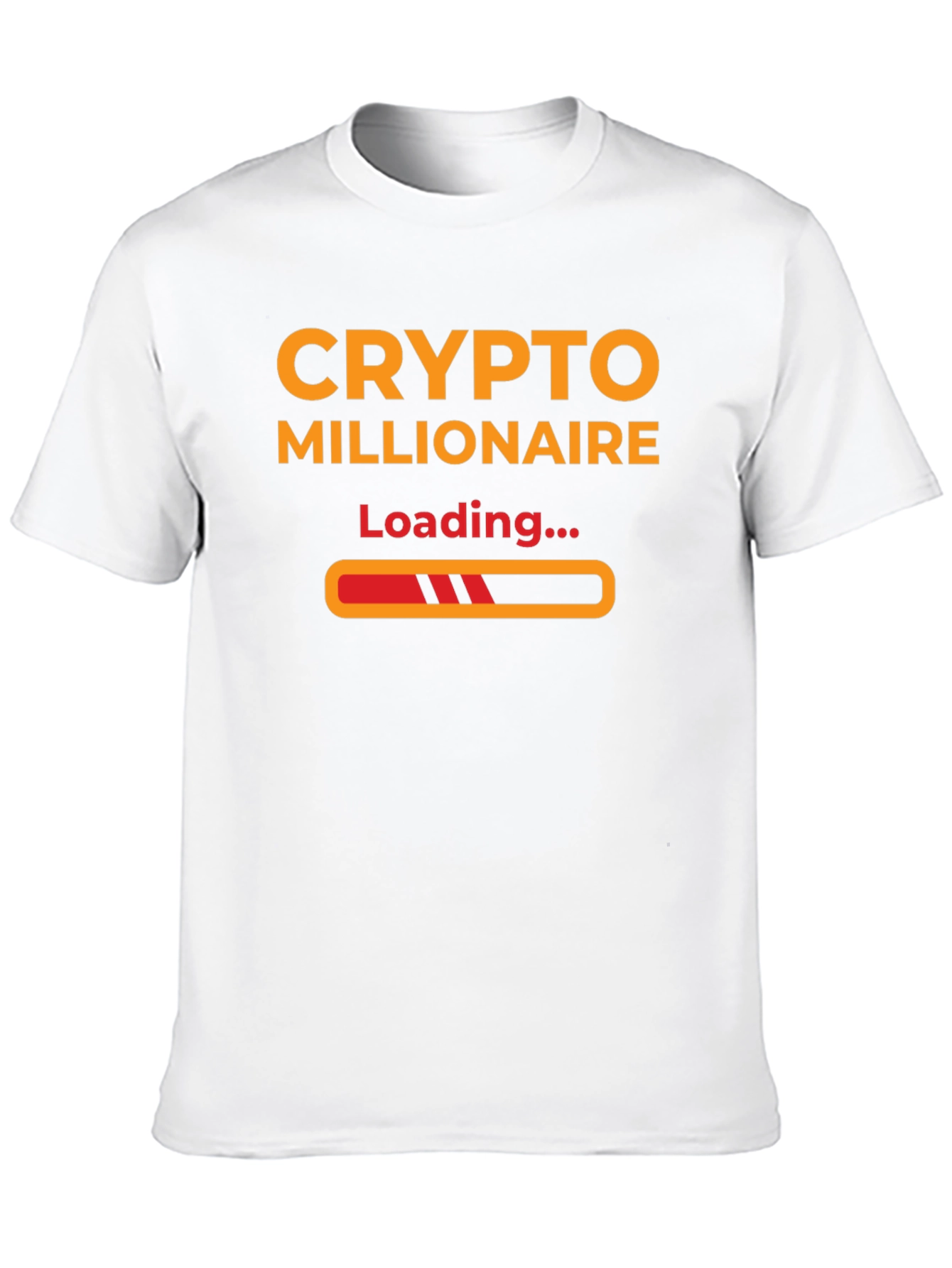 Crypto Millionaire Loading T-Shirt - Black Stylish and Trendy!