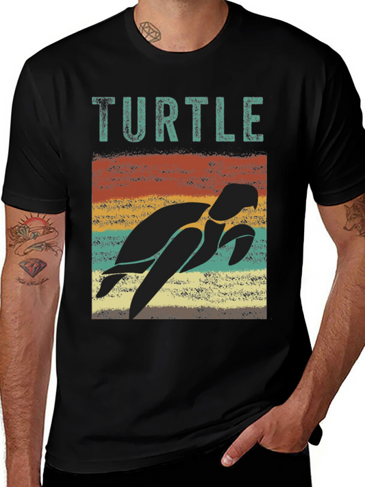 Retro Turtle Graphic Tee