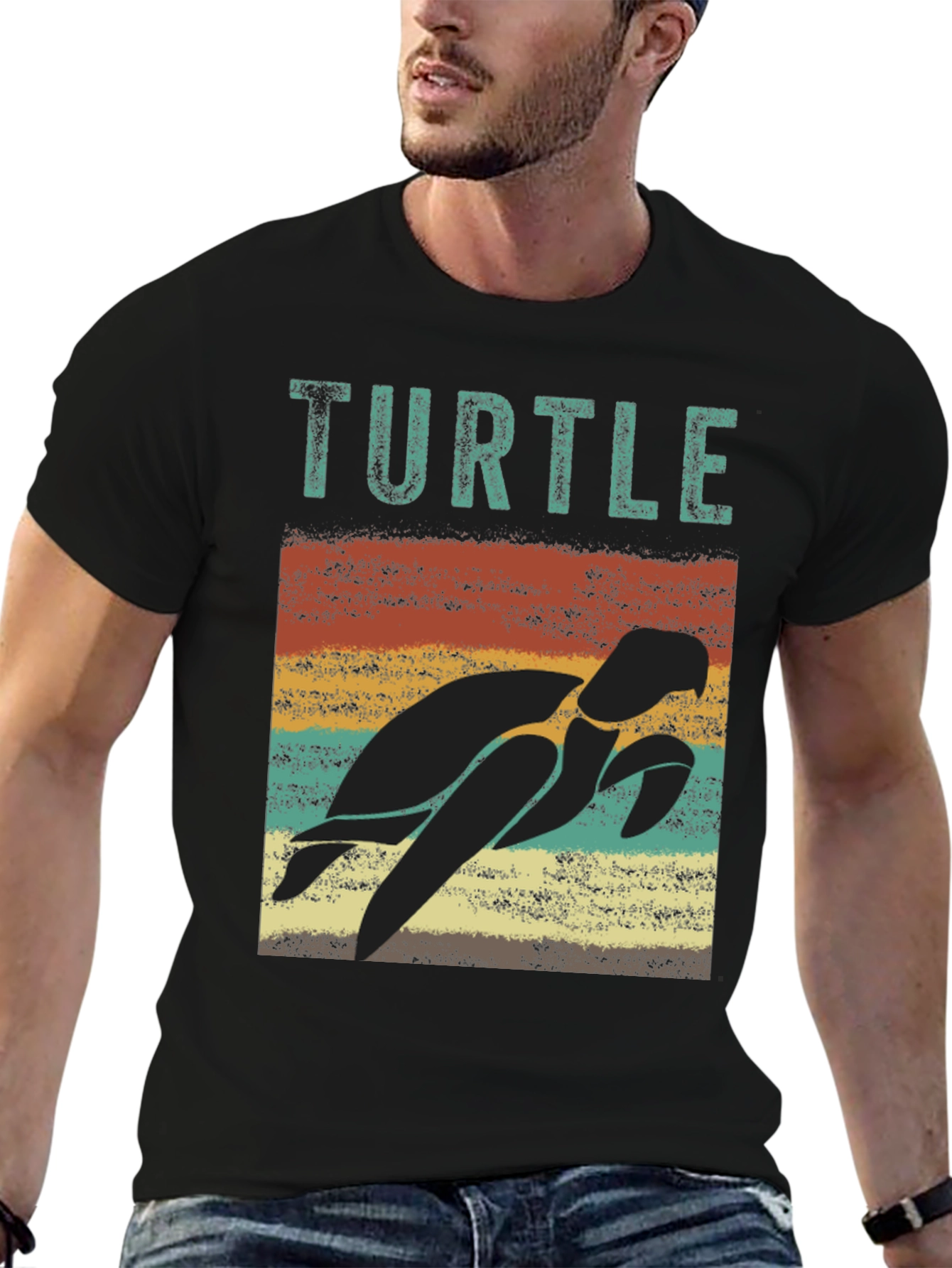 Retro Turtle Graphic Tee