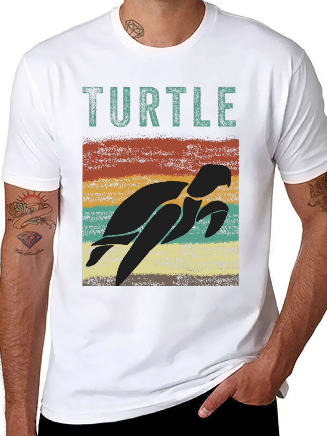 Retro Turtle Graphic Tee