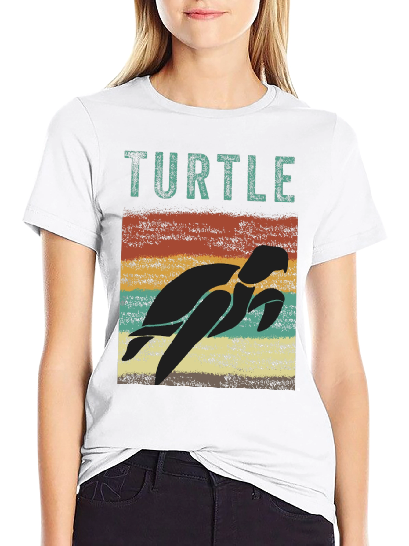Retro Turtle Graphic Tee