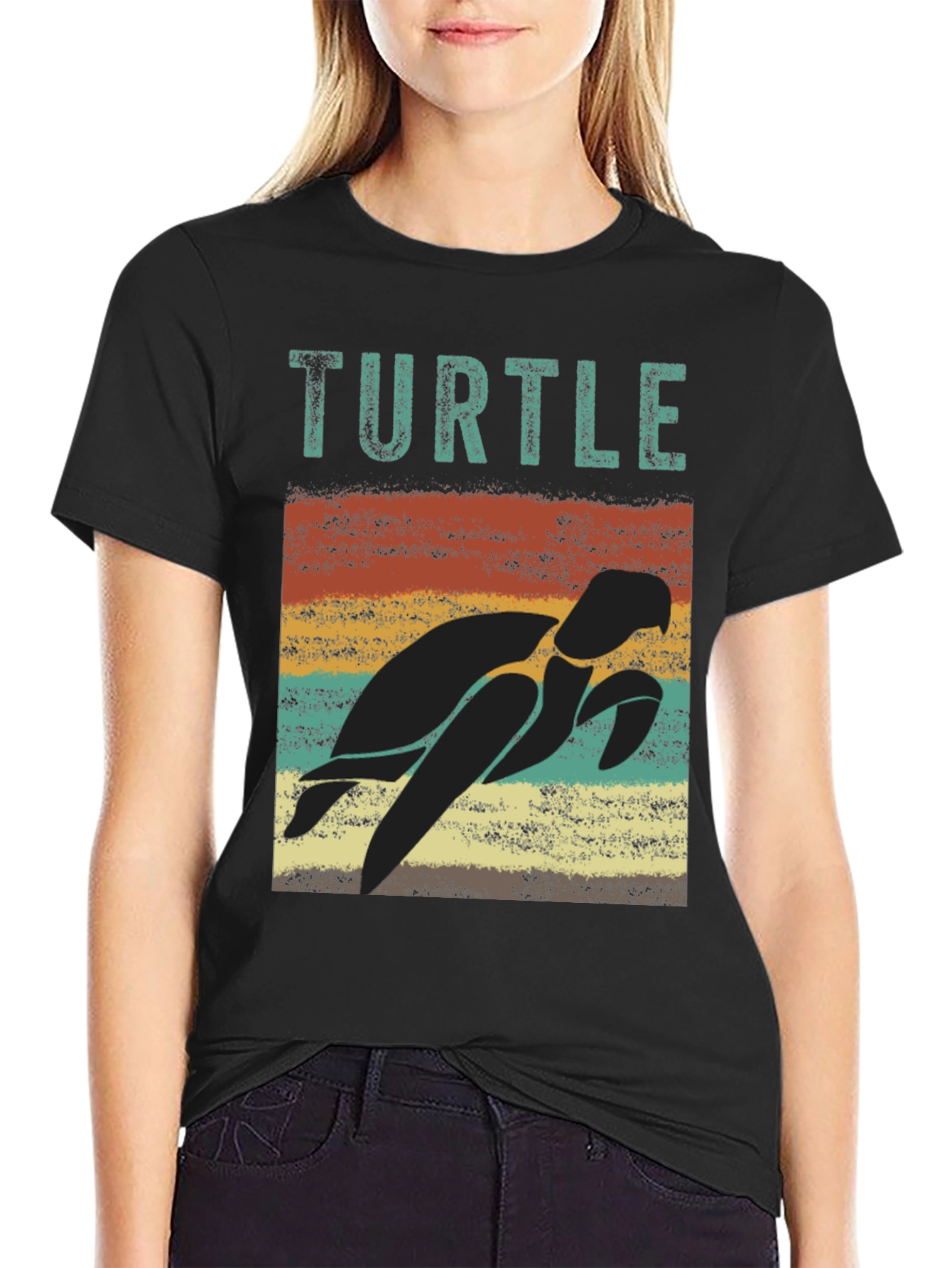 Retro Turtle Graphic Tee